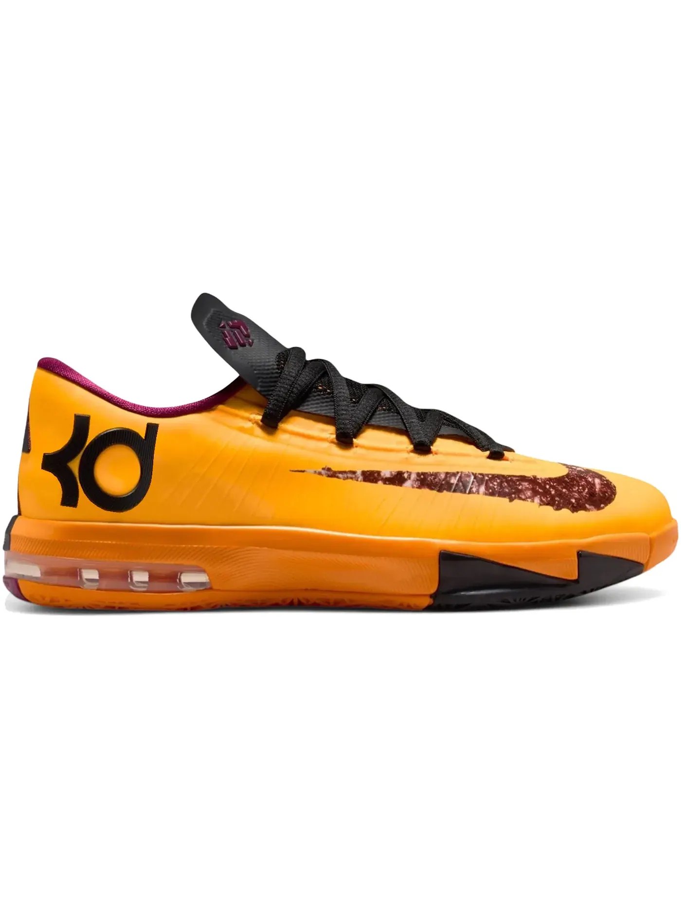 Детские кроссовки для баскетбола Nike KD 6 — изображение 1 из 1, оранжевый/красный/черный