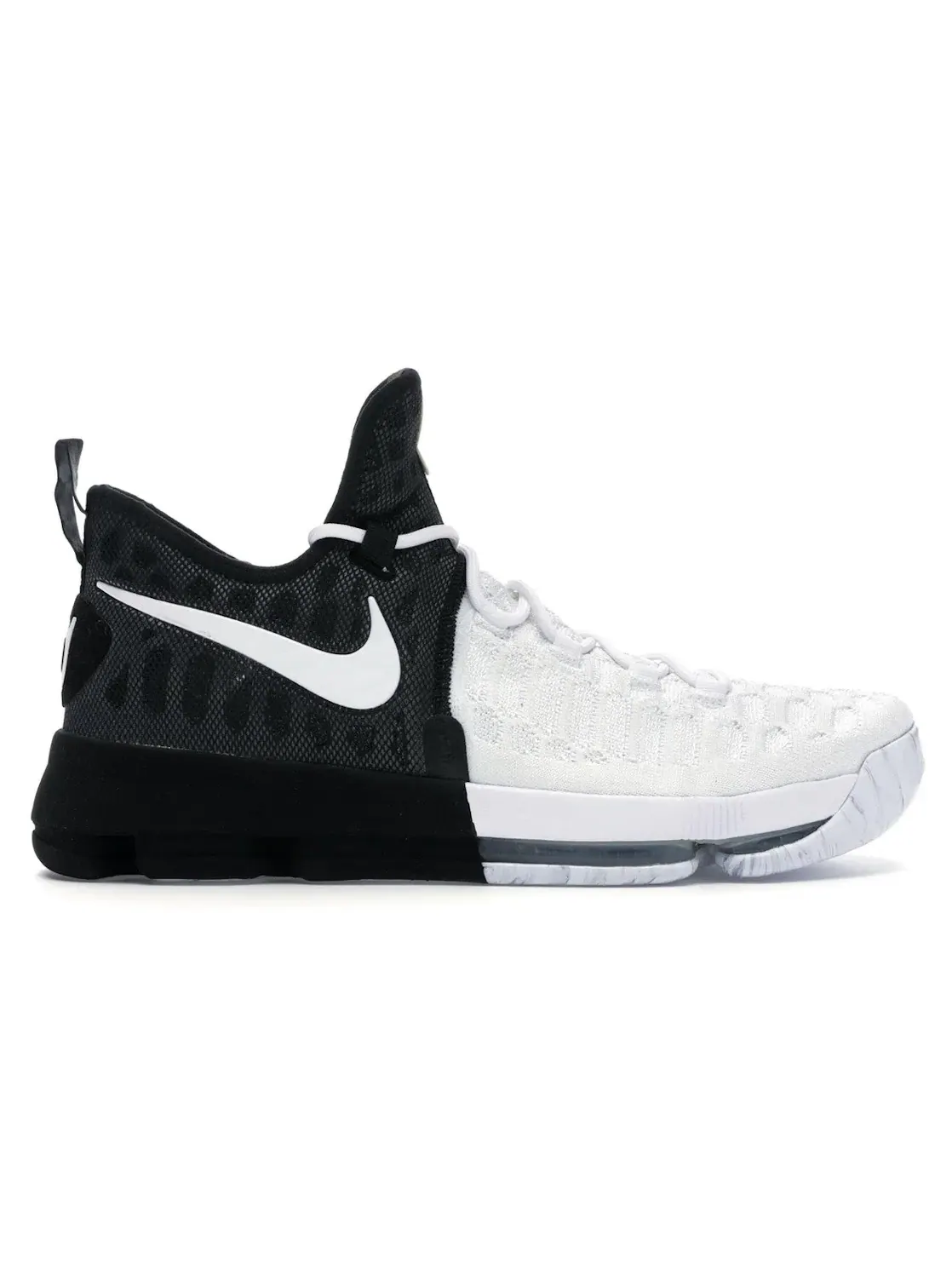 Мужские кроссовки для баскетбола Nike KD 9 BHM — изображение 1 из 4, белый/черный-черный