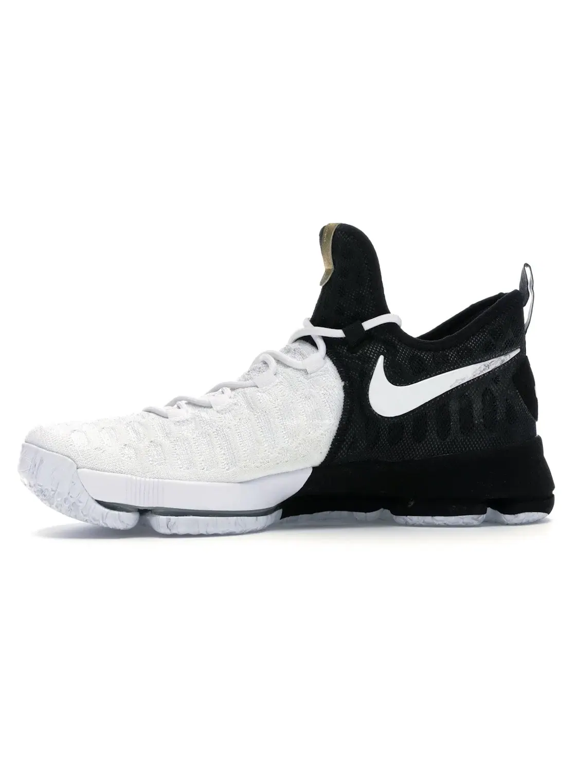 Мужские кроссовки для баскетбола Nike KD 9 BHM — изображение 3 из 4, белый/черный-черный
