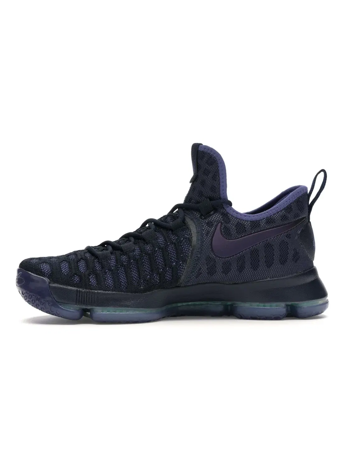 Мужские кроссовки для баскетбола Nike KD 9 — изображение 3 из 4, темный фиолетовый-черный