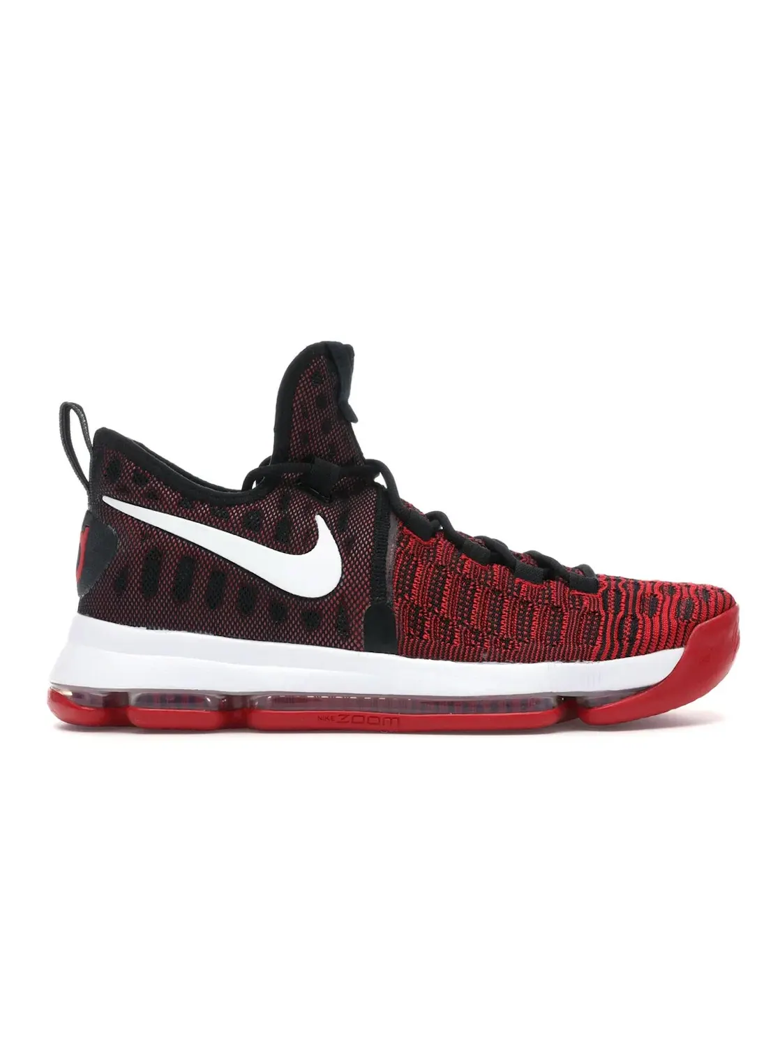 Мужские кроссовки баскетбольные Nike KD 9 — изображение 1 из 4, красный/белый-черный