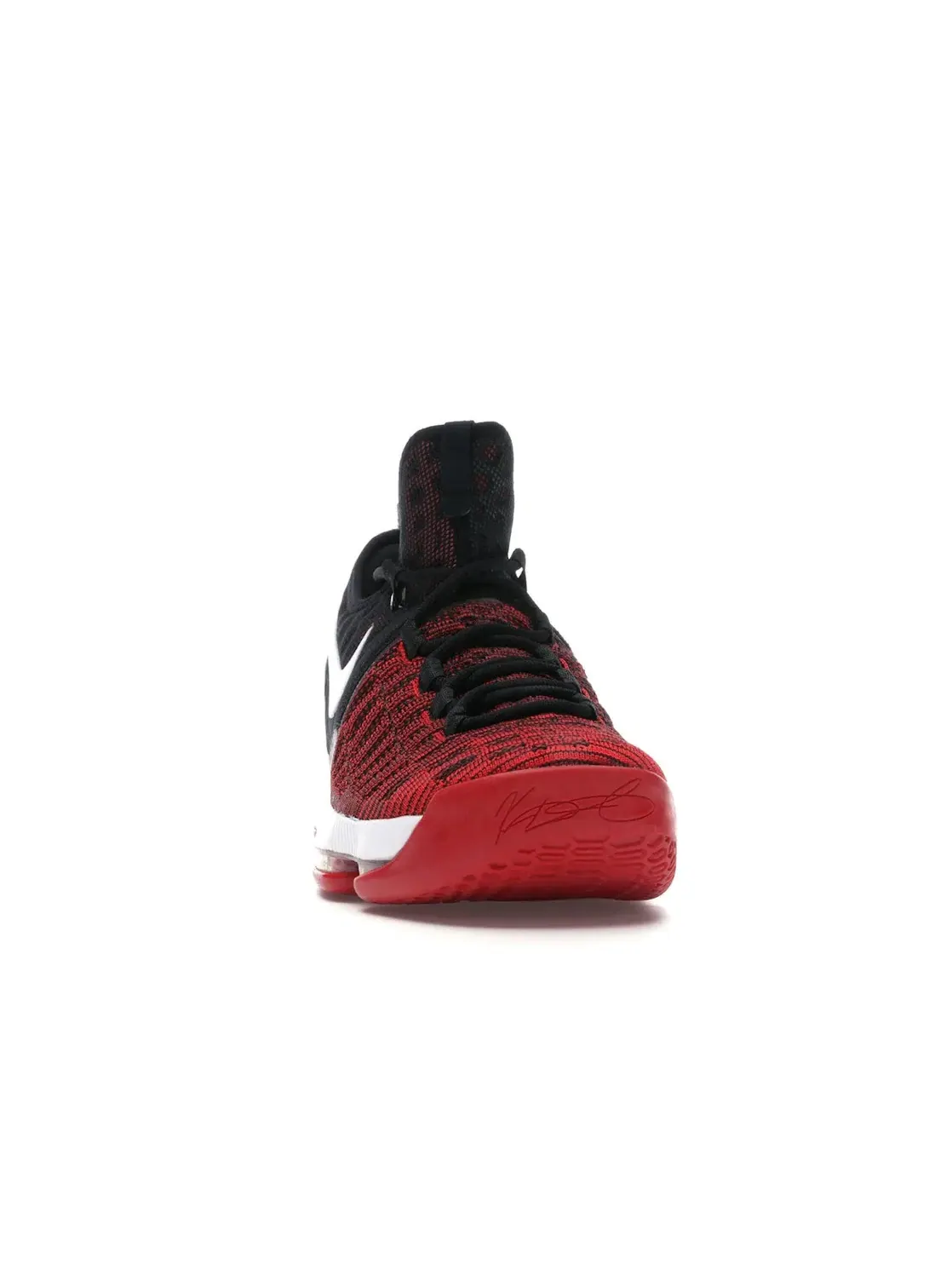 Мужские кроссовки баскетбольные Nike KD 9 — изображение 2 из 4, красный/белый-черный