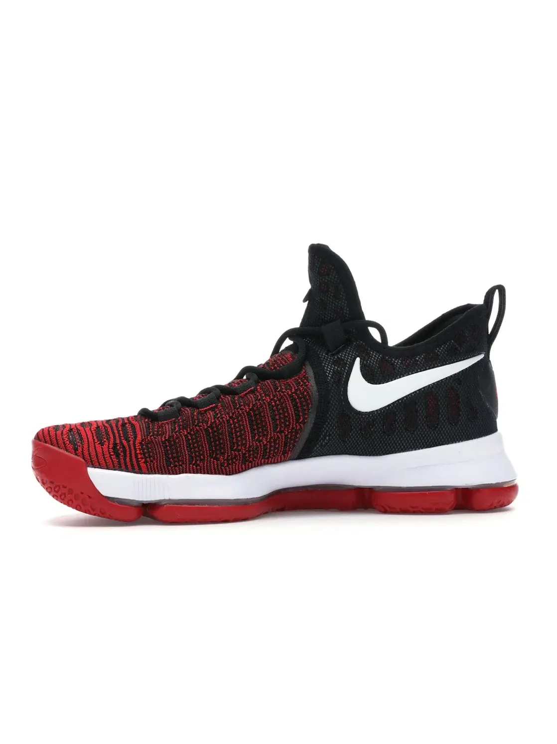 Мужские кроссовки баскетбольные Nike KD 9 — изображение 3 из 4, красный/белый-черный