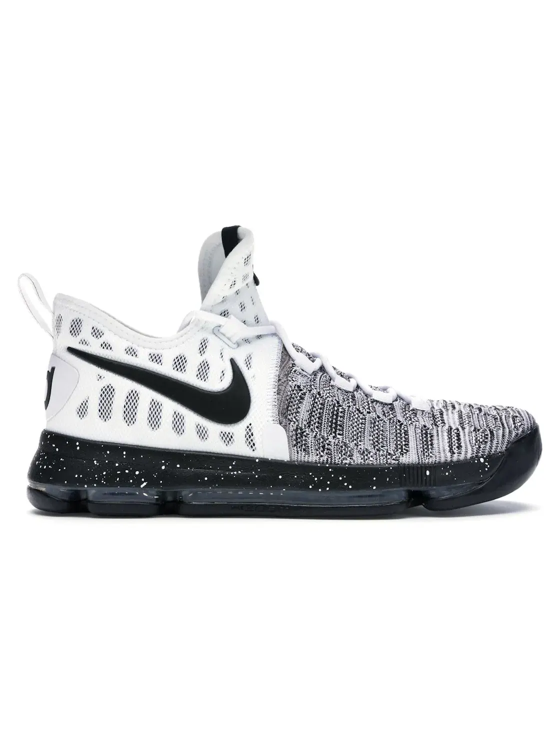 Мужские кроссовки с высокой производительностью Nike KD 9 — изображение 1 из 4, белый/черный