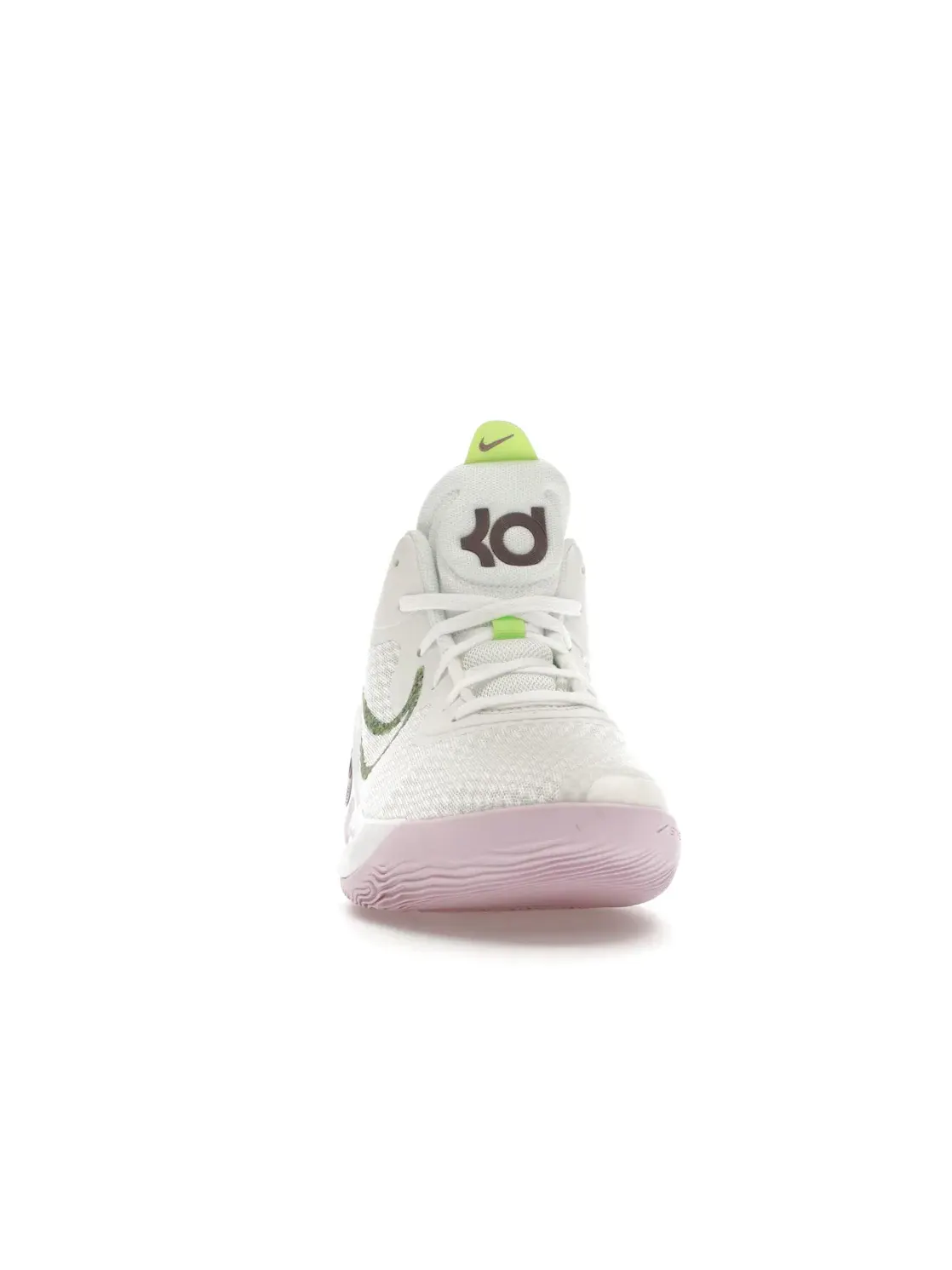 Мужские баскетбольные кроссовки высокие Nike KD Trey 5 IX — изображение 2 из 4, белый светлый фиолетовый