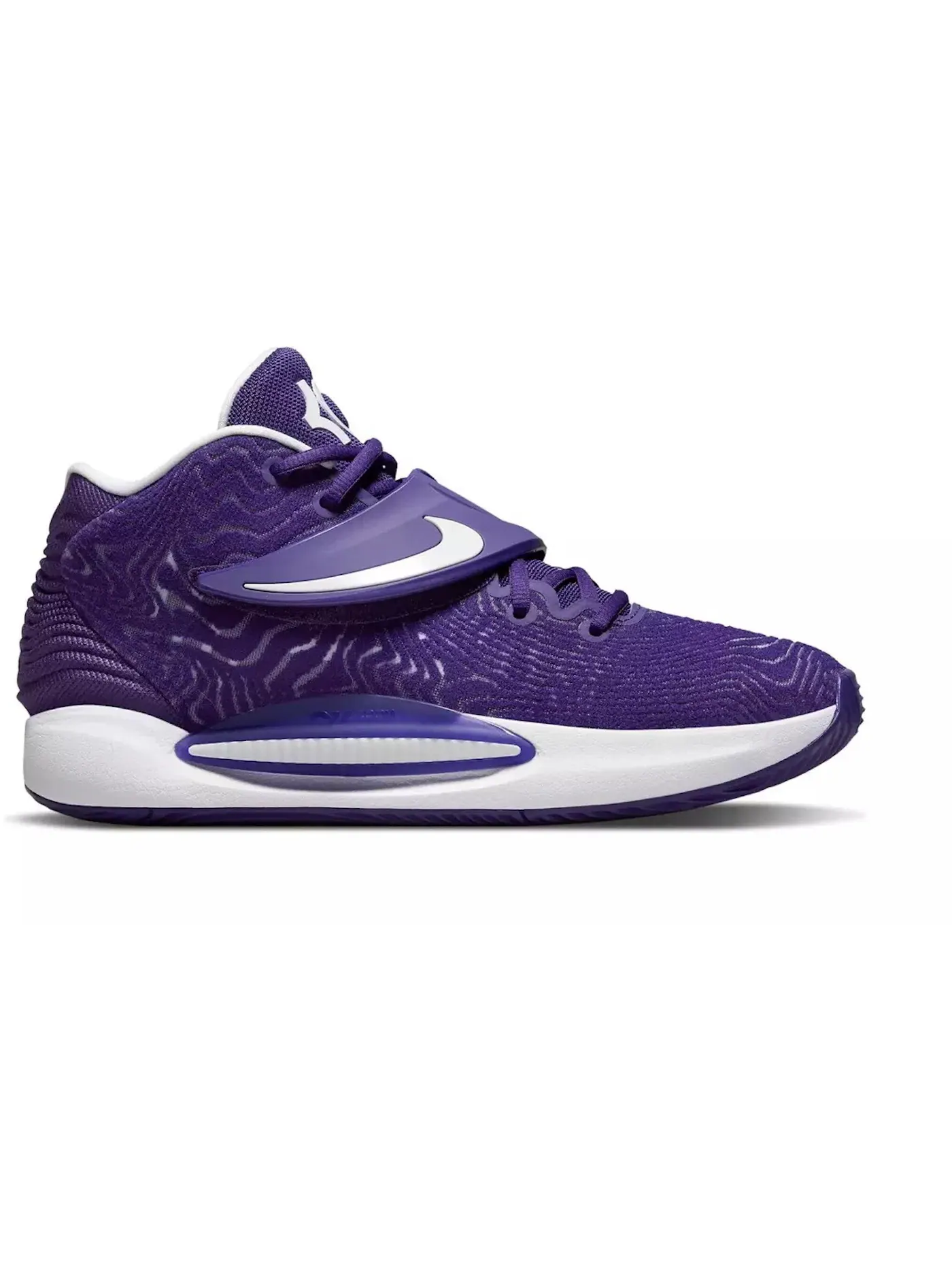 Мужские кроссовки для баскетбола Nike KD14 — изображение 1 из 1, фиолетовый/белый