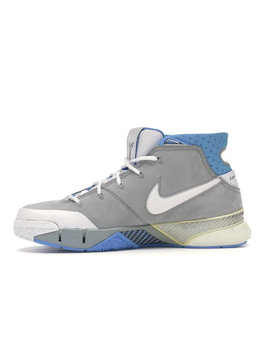 Мужские кроссовки для баскетбола Nike Kobe 1 Nike — изображение 3 из 4, серый/белый-синий