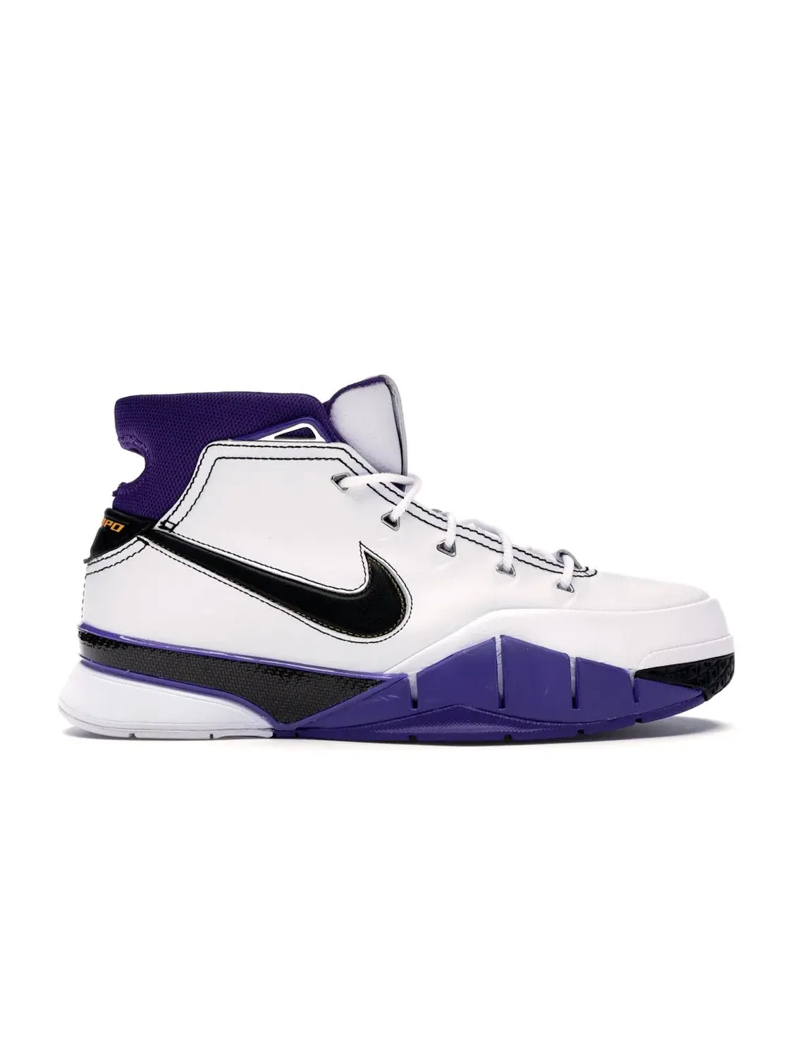 Мужские кроссовки для баскетбола Nike Kobe 1 Protro — изображение 1 из 4, белый/черный-фиолетовый