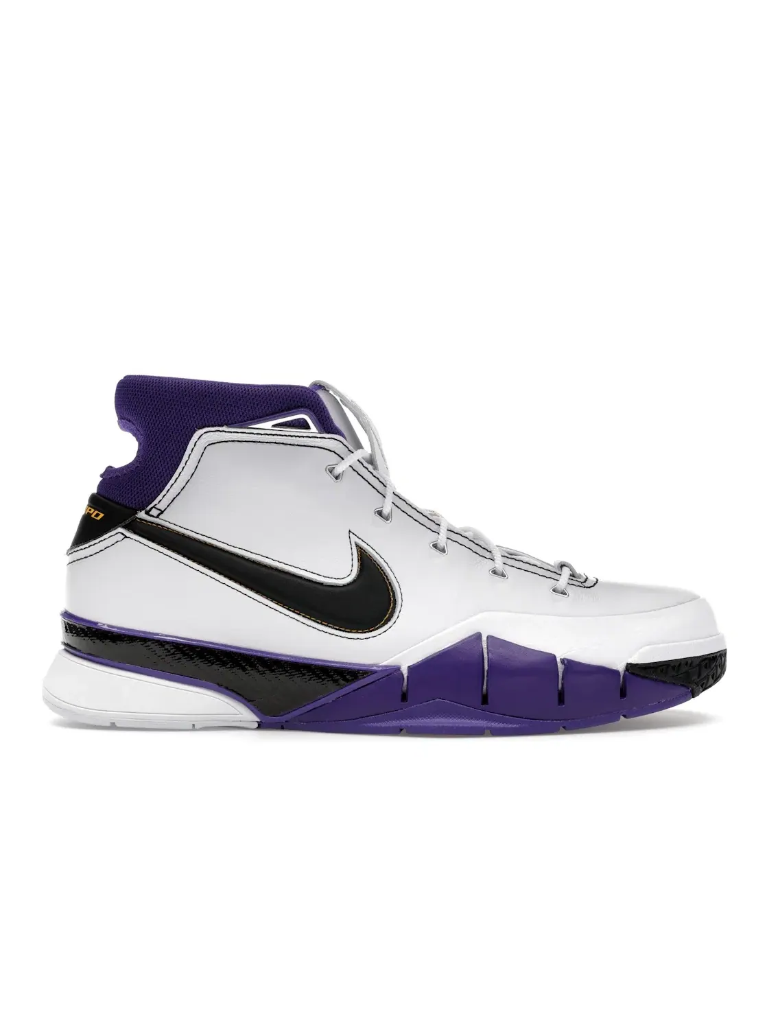 Мужские кроссовки для баскетбола с современной подошвой Nike Kobe 1 Protro — изображение 1 из 4, белый/черный/фиолетовый