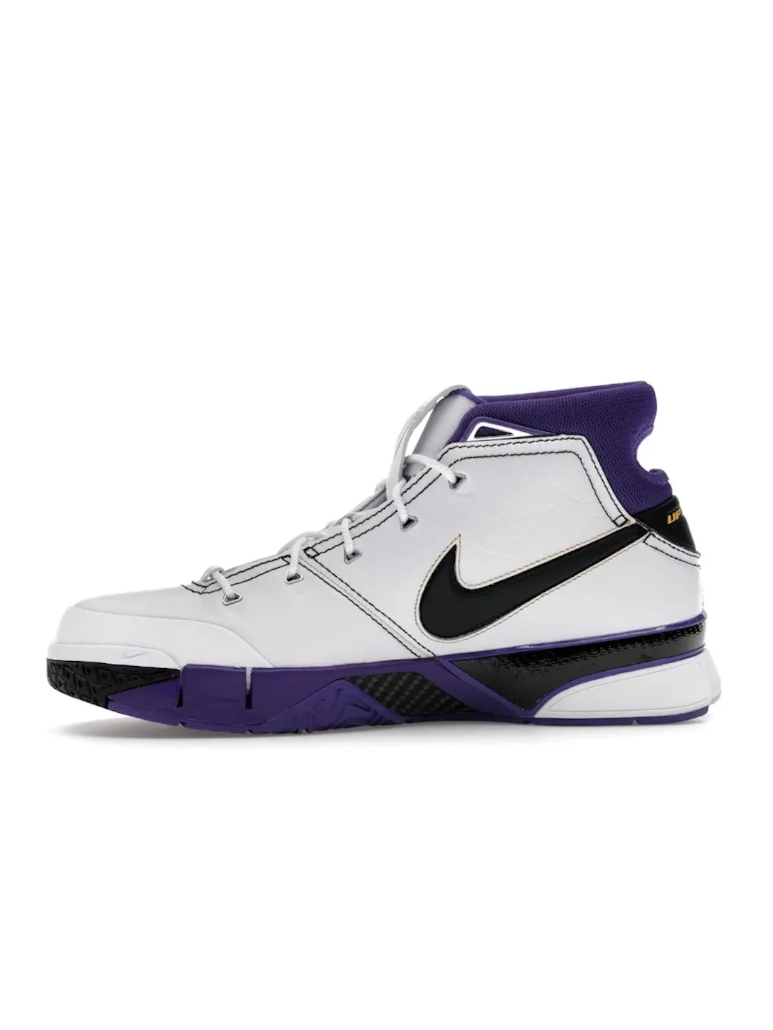 Мужские кроссовки для баскетбола с современной подошвой Nike Kobe 1 Protro — изображение 3 из 4, белый/черный/фиолетовый