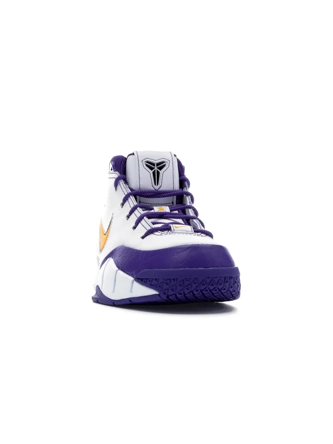 Мужские кроссовки для баскетбола с дизайном Think 16 Nike Kobe 1 Protro — изображение 2 из 4, белый фиолетовый