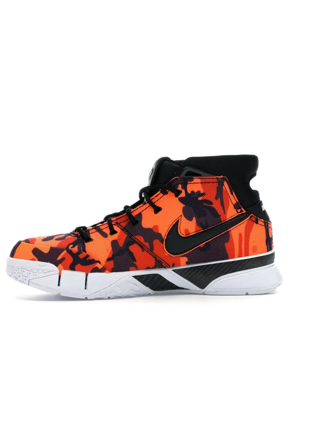 Мужские кроссовки с камуфляжным принтом Nike Kobe 1 Protro Nike — изображение 3 из 4, мульти-/черный-оранжевый