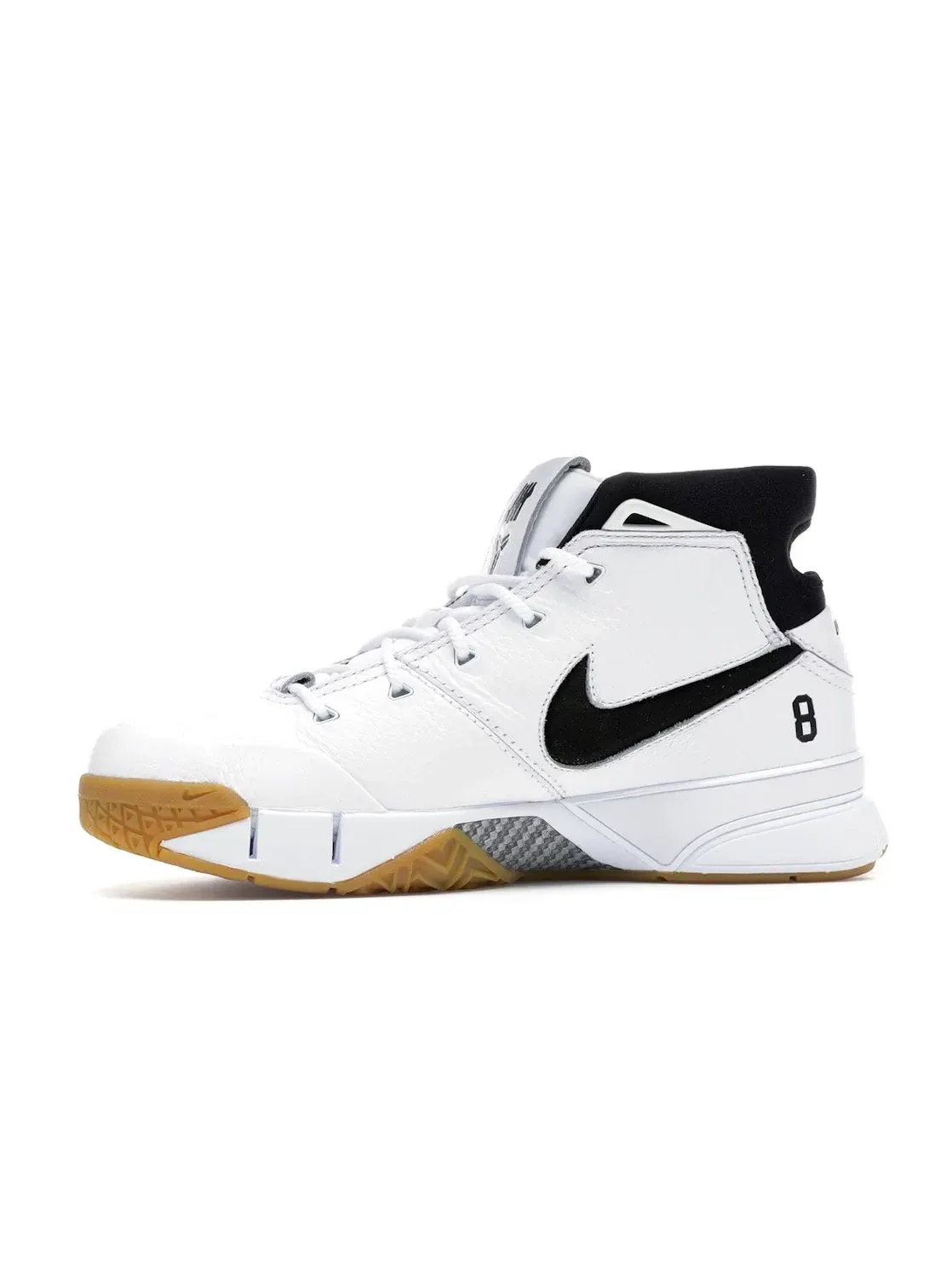 Мужские баскетбольные кроссовки с амортизацией Nike Kobe 1 Protro — изображение 3 из 4, белый/белый-черный