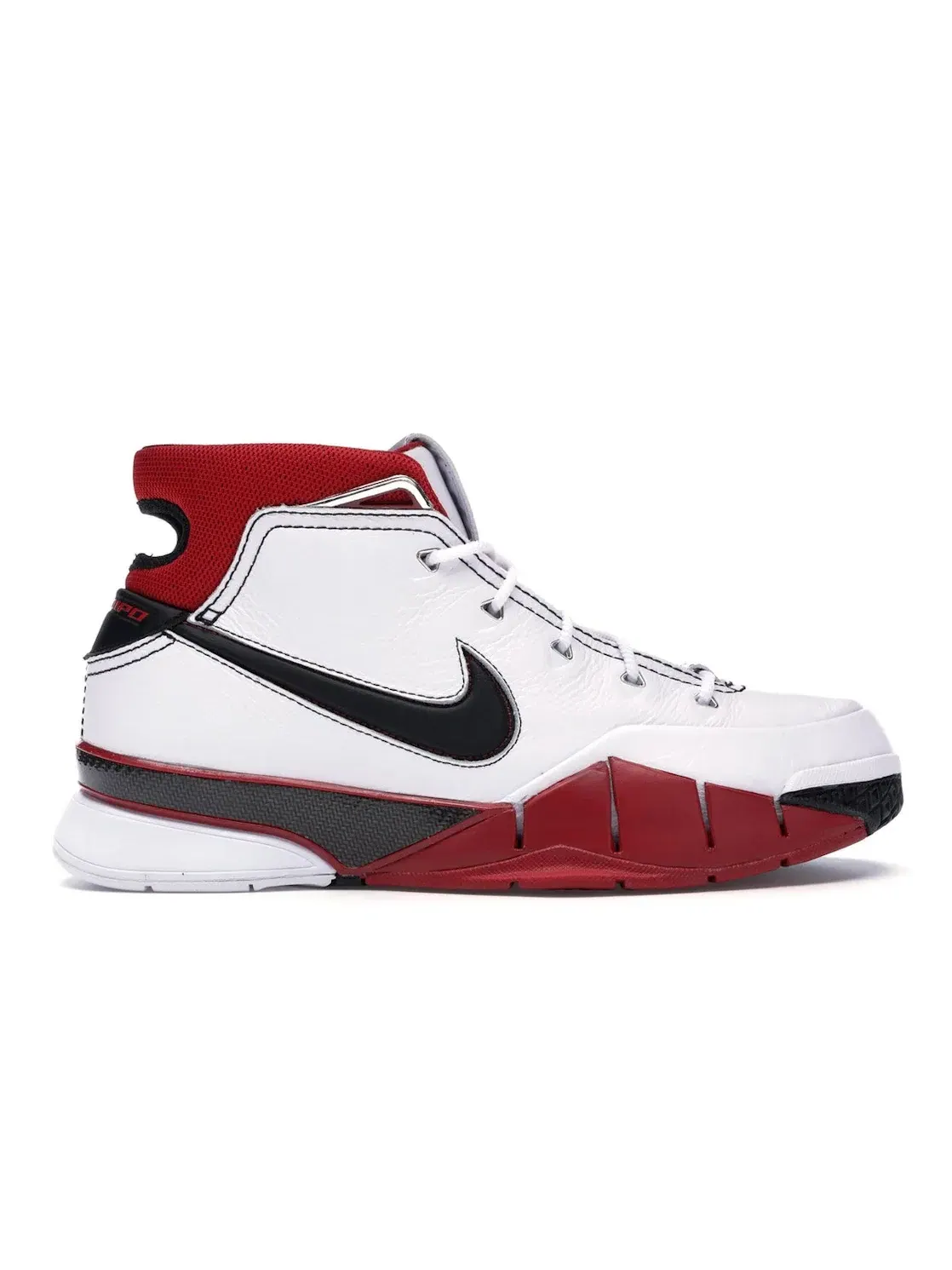 Мужские кроссовки для баскетбола с амортизацией Nike Kobe 1 Protro — изображение 1 из 4, белый/черный-красный