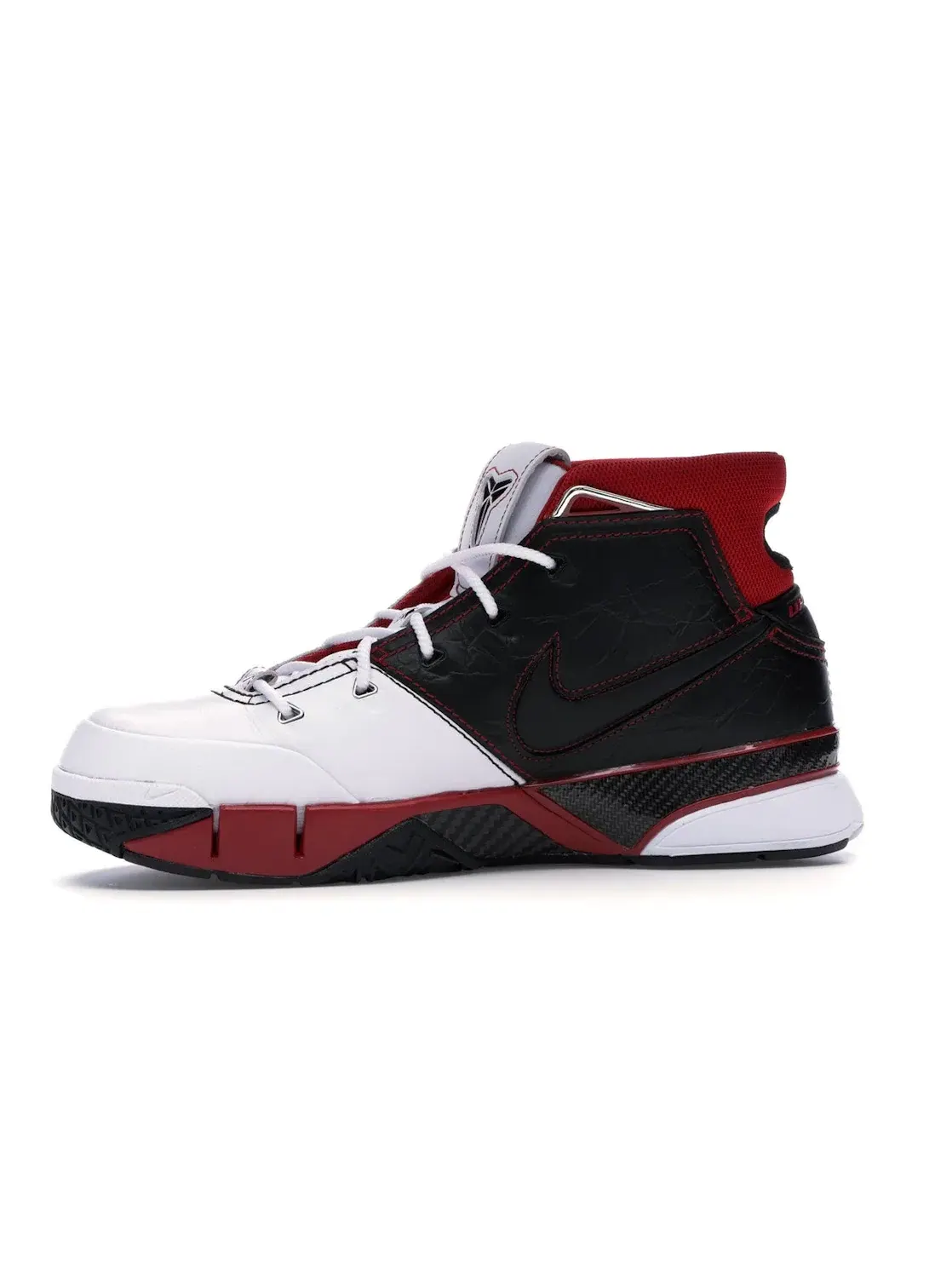 Мужские кроссовки для баскетбола с амортизацией Nike Kobe 1 Protro — изображение 3 из 4, белый/черный-красный