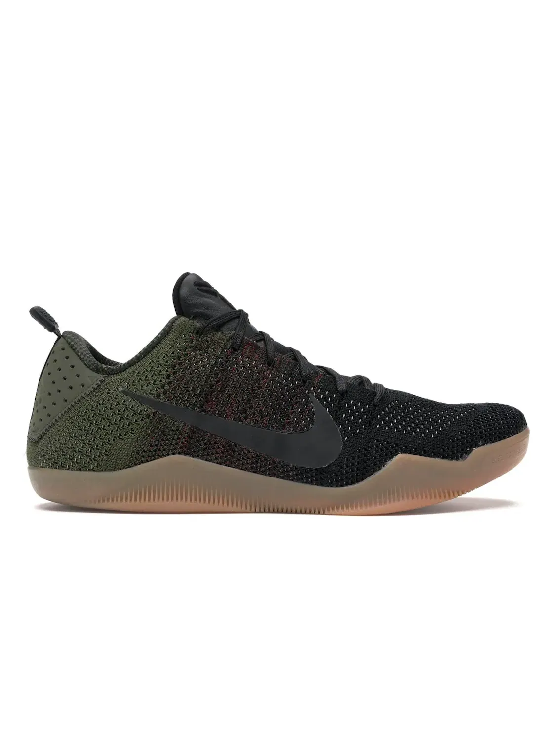 Мужские кроссовки для баскетбола Nike Kobe 11 Elite Low — изображение 1 из 4, черный/красный-зеленый