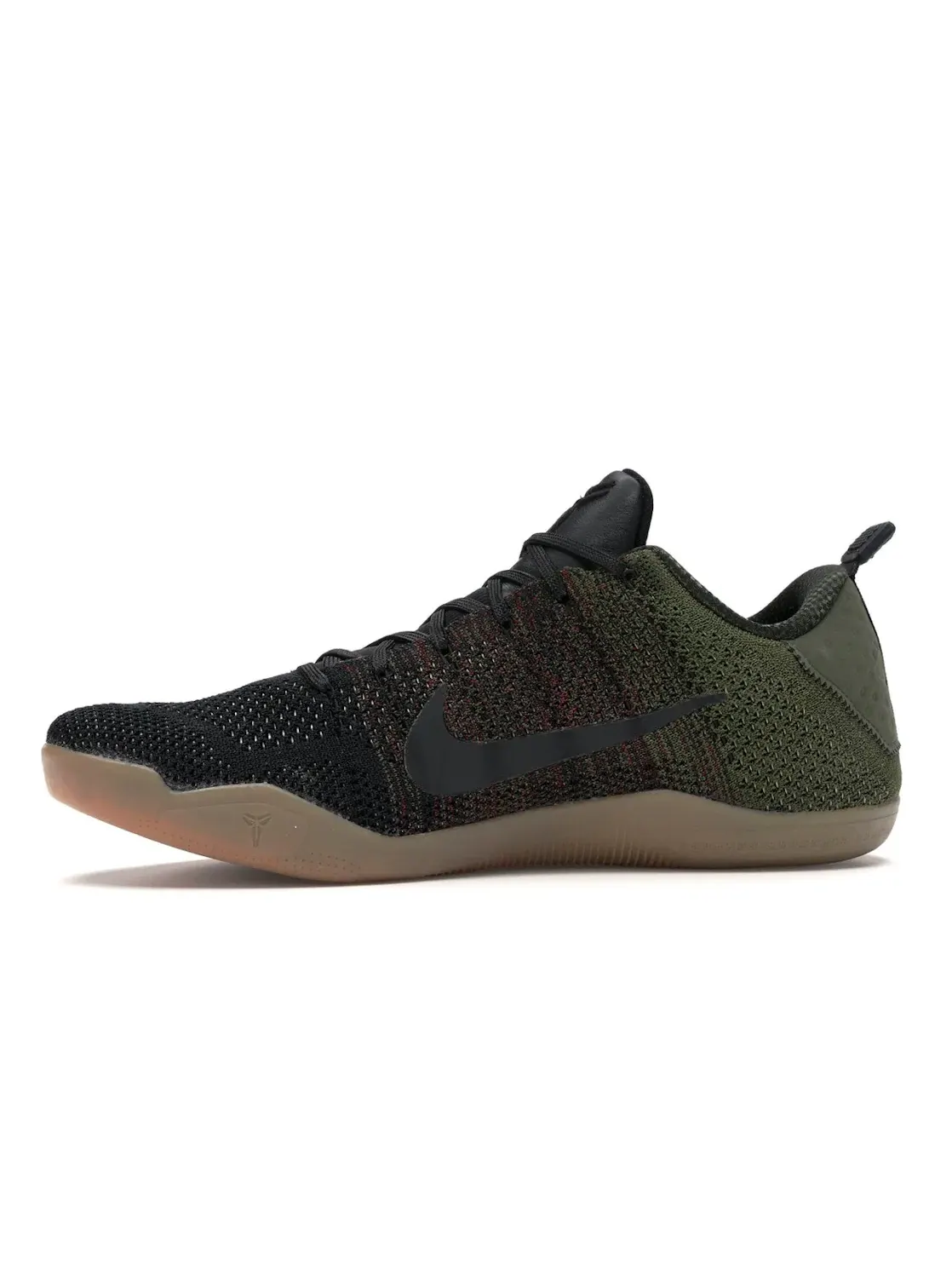 Мужские кроссовки для баскетбола Nike Kobe 11 Elite Low — изображение 3 из 4, черный/красный-зеленый