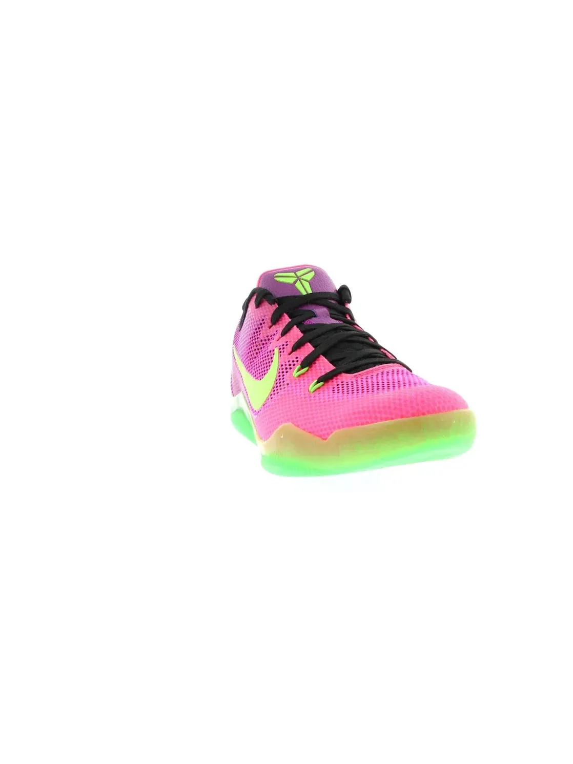 Мужские баскетбольные кроссовки с низким верхом Nike Kobe 11 EM Low Mambacurial — изображение 2 из 4, розовый/зеленый-красный