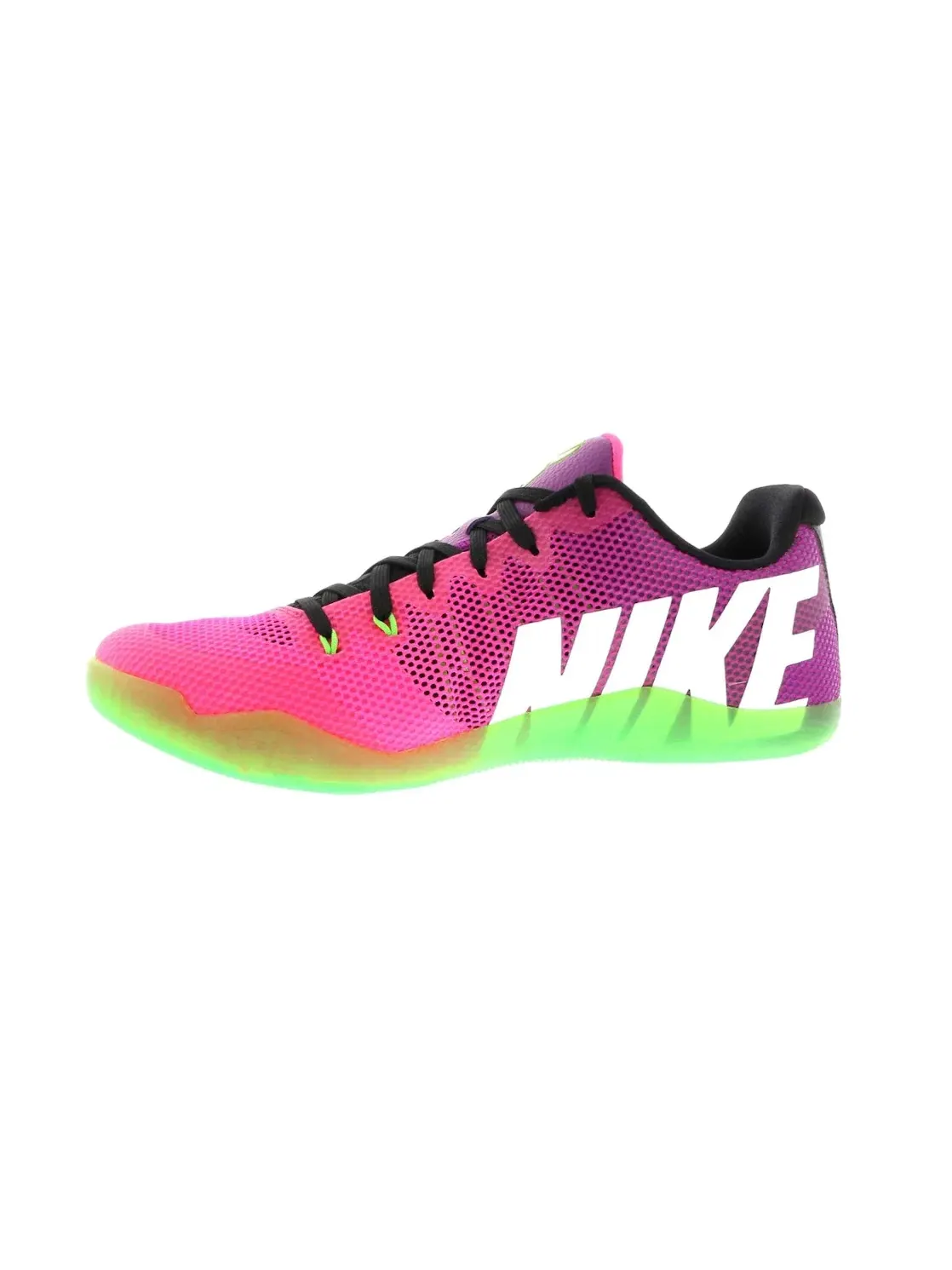 Мужские баскетбольные кроссовки с низким верхом Nike Kobe 11 EM Low Mambacurial — изображение 3 из 4, розовый/зеленый-красный
