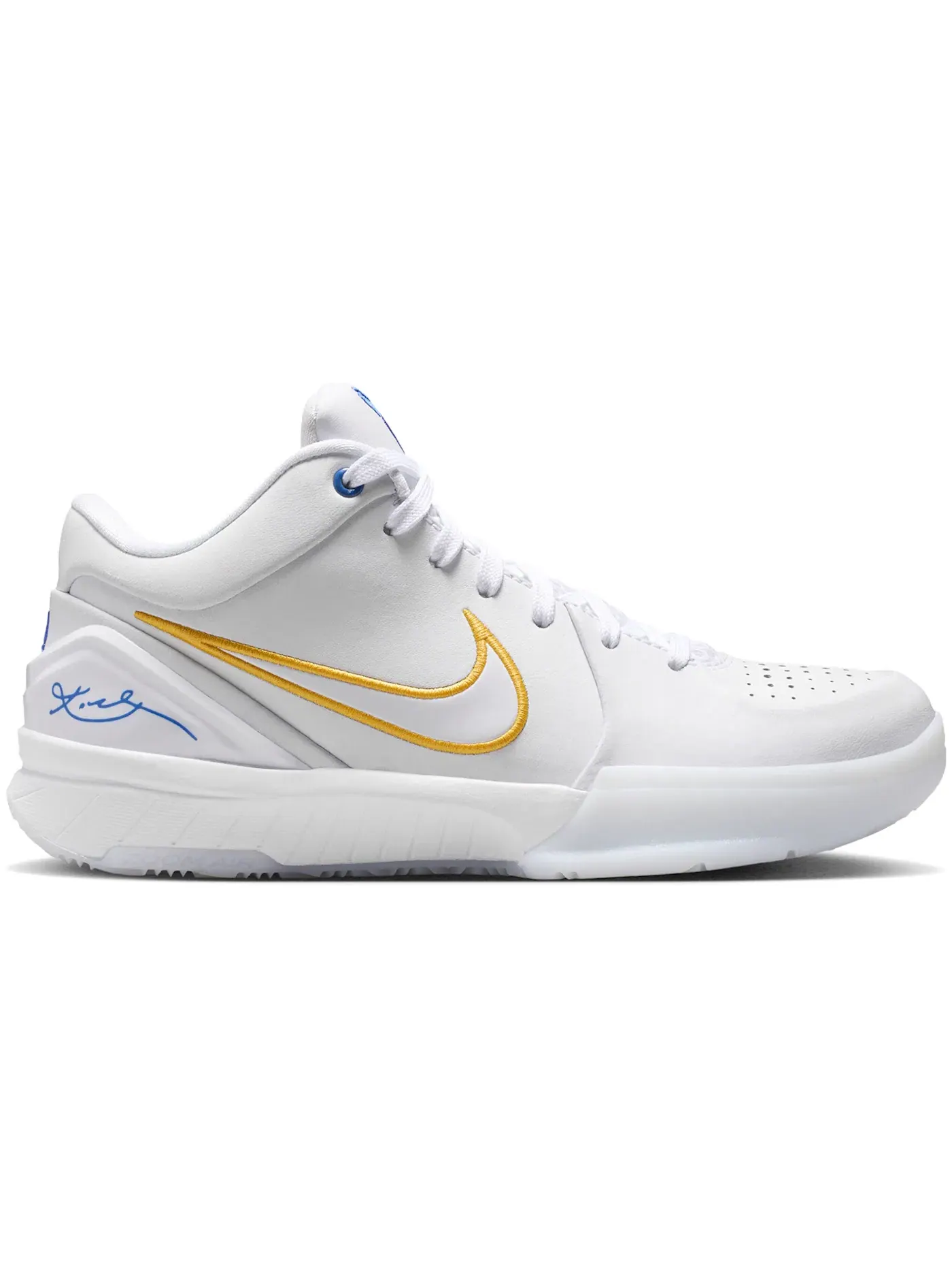 Детские кроссовки для баскетбола Nike Kobe 4 Draft Day Pack — изображение 1 из 1, белый синий