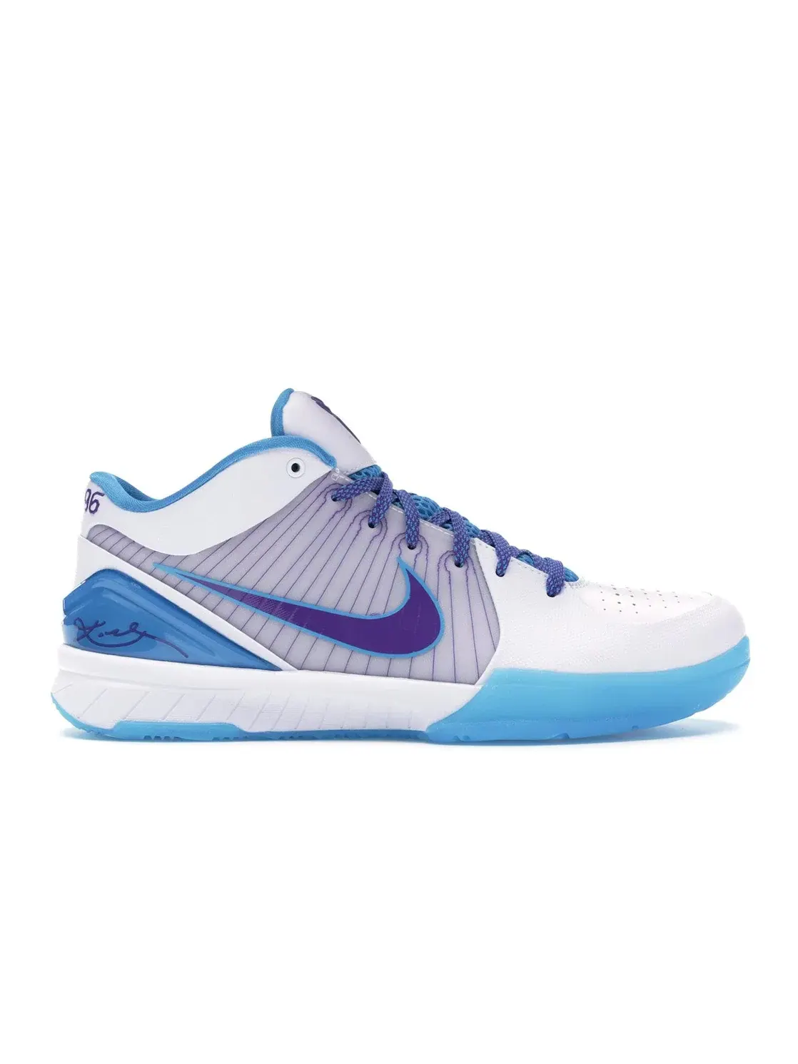 Мужские кроссовки баскетбольные Nike Kobe 4 Protro — изображение 1 из 4, белый/фиолетовый-синий