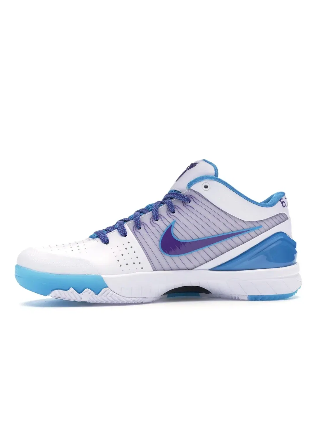Мужские кроссовки баскетбольные Nike Kobe 4 Protro — изображение 3 из 4, белый/фиолетовый-синий