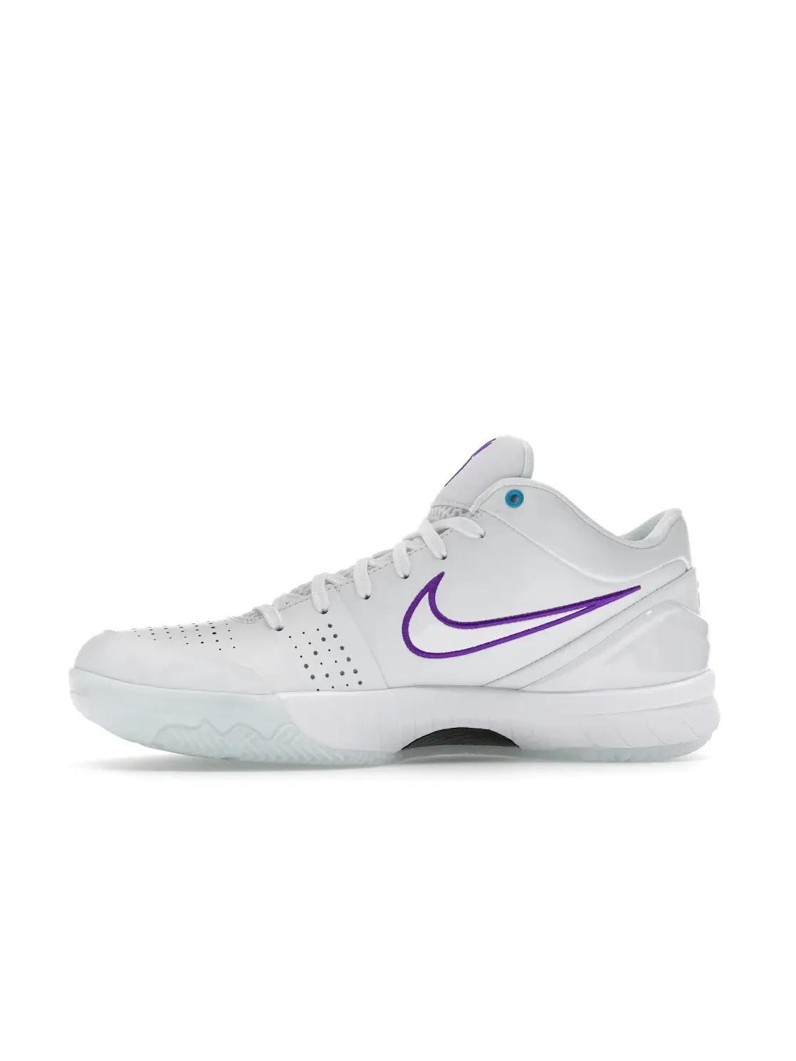 Мужские кроссовки баскетбольные с низким профилем Nike Kobe 4 Protro — изображение 3 из 4, белый/синий/фиолетовый