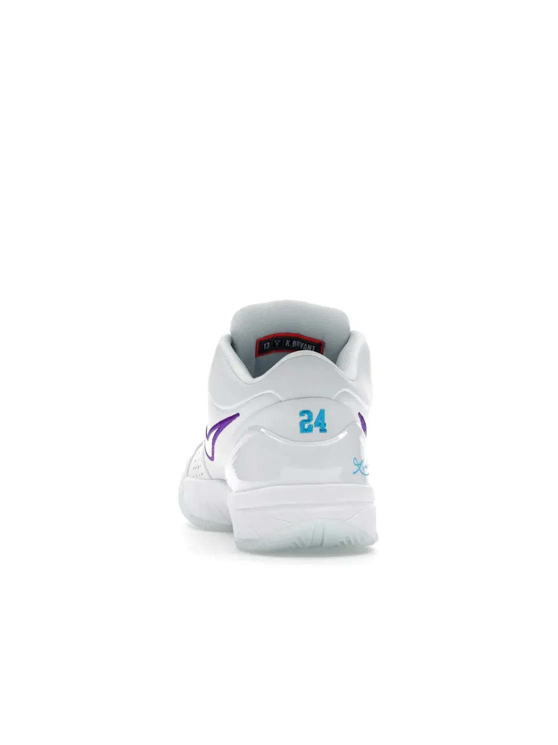 Мужские кроссовки баскетбольные с низким профилем Nike Kobe 4 Protro — изображение 4 из 4, белый/синий/фиолетовый