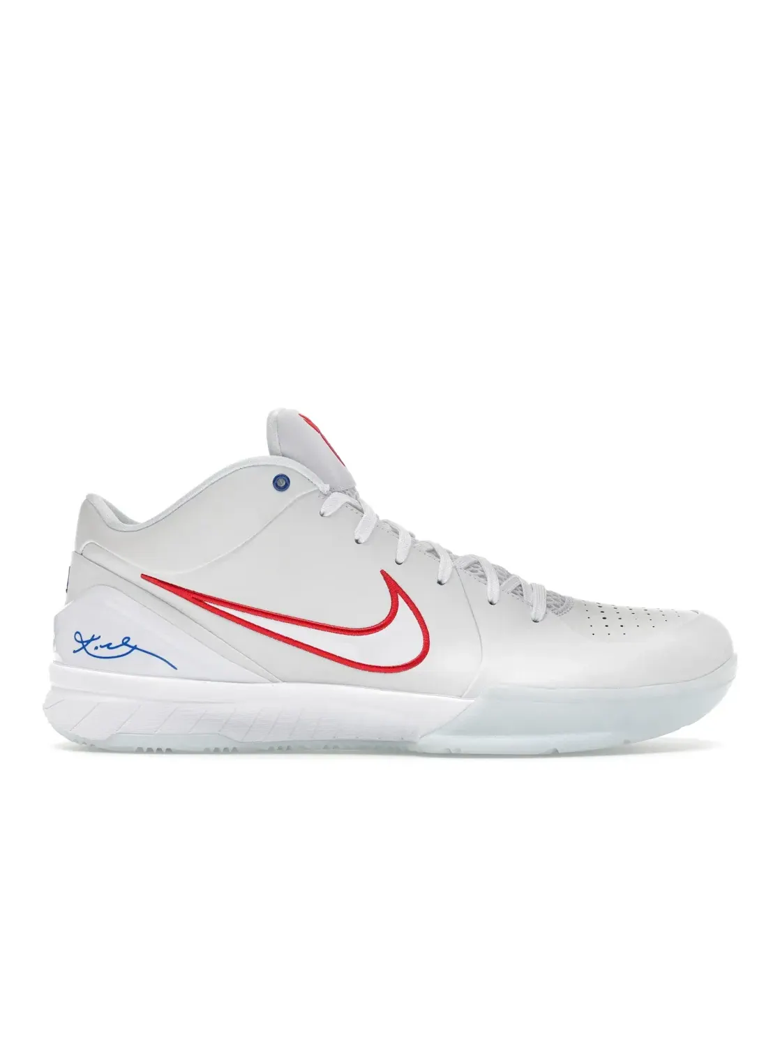 Мужские кроссовки для баскетбола Nike Kobe 4 Protro — изображение 1 из 4, белый/синий