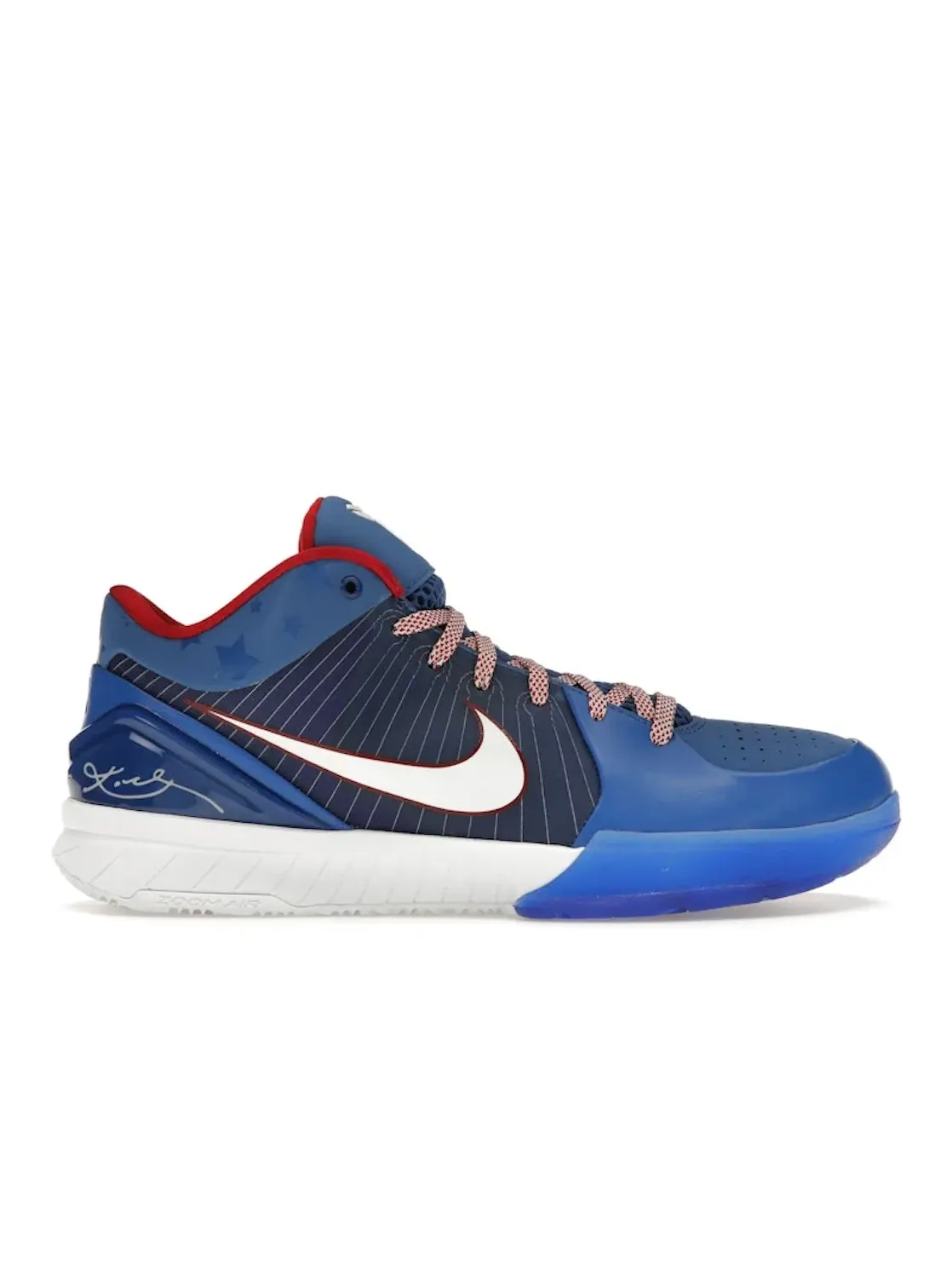 Мужские кроссовки для баскетбола с принтом Nike Kobe 4 Protro Nike — изображение 1 из 4, белый/красный