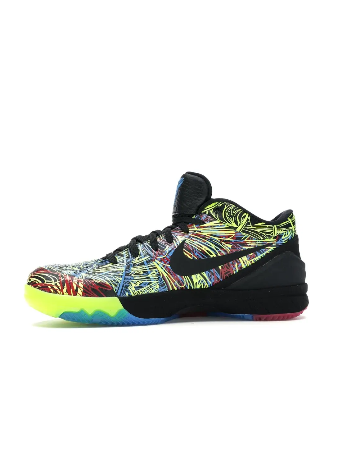 Мужские кроссовки с многоцветным верхом Nike Kobe 4 Protro Wizenard — изображение 3 из 4, мульти-/черный