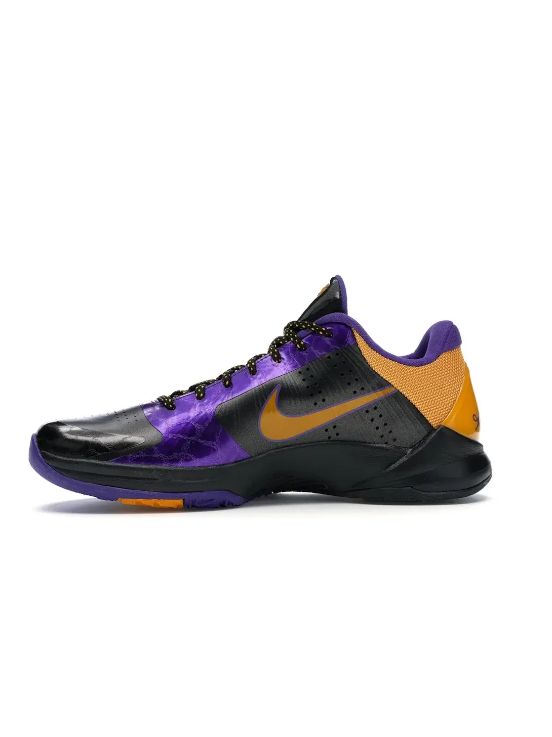 Мужские баскетбольные кроссовки Nike Kobe 5 Lakers — изображение 3 из 4, черный/-фиолетовый