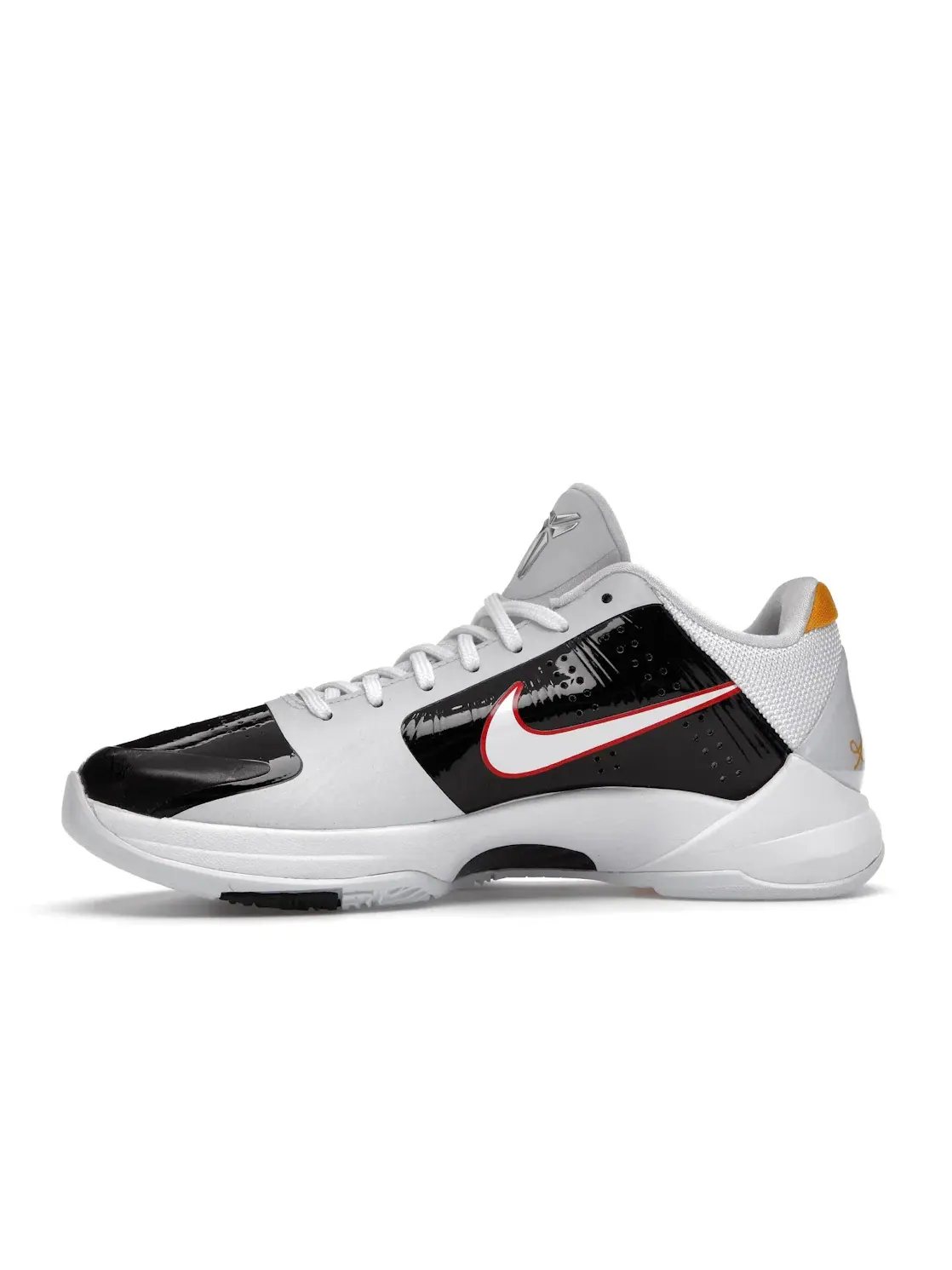 Мужские кроссовки для баскетбола с дизайном Nike Kobe 5 Protro Nike — изображение 3 из 4, белый/черный-красный