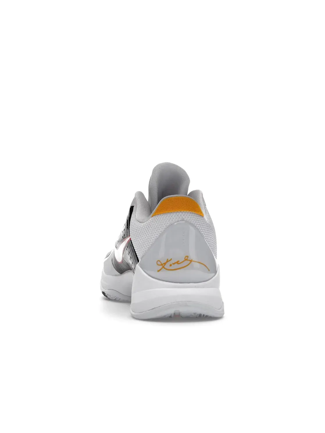 Мужские кроссовки для баскетбола с дизайном Nike Kobe 5 Protro Nike — изображение 4 из 4, белый/черный-красный