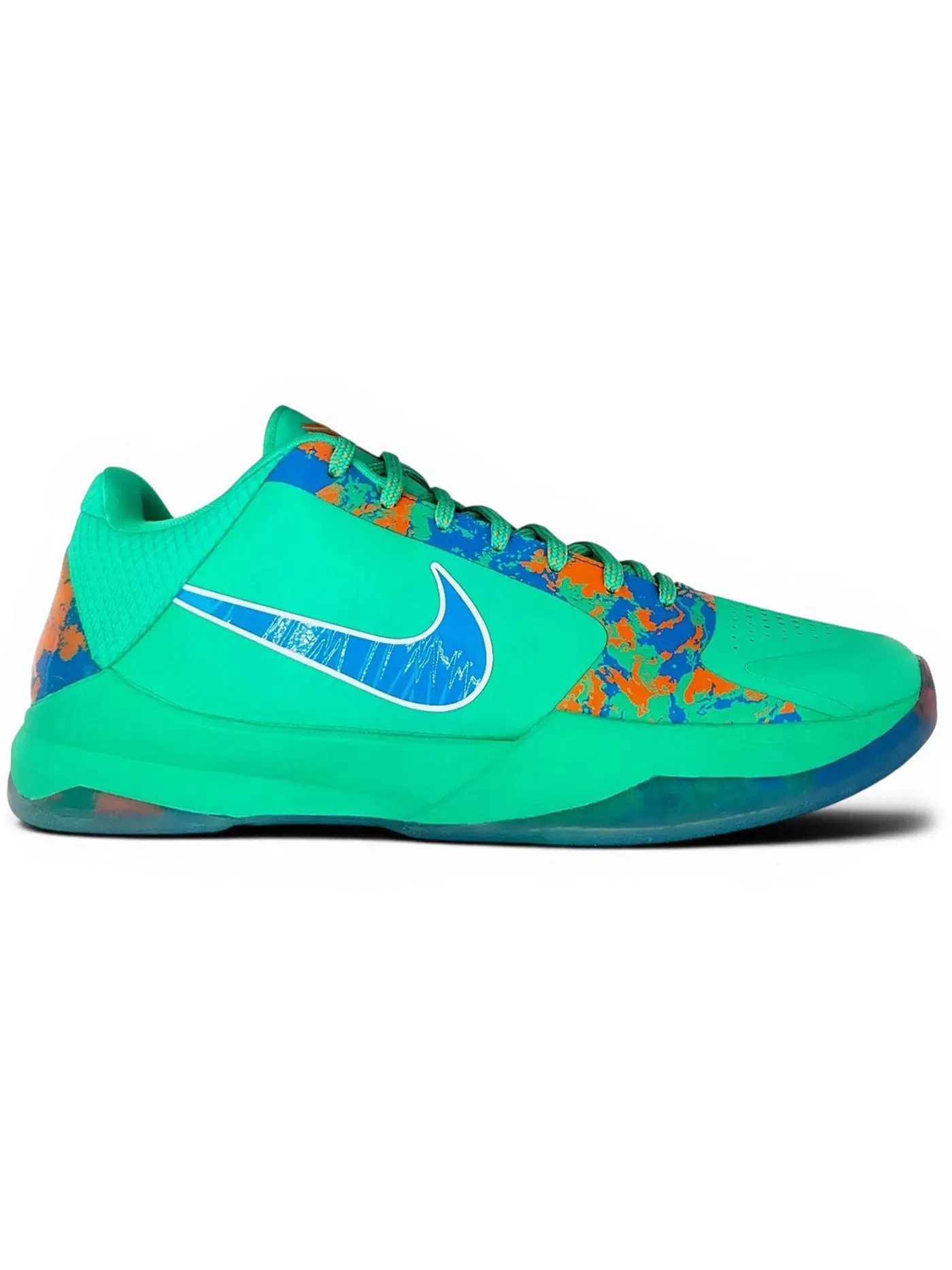 Мужские кроссовки для баскетбола с низким профилем Nike Kobe 5 Protro — изображение 1 из 1, синий/оранжевый