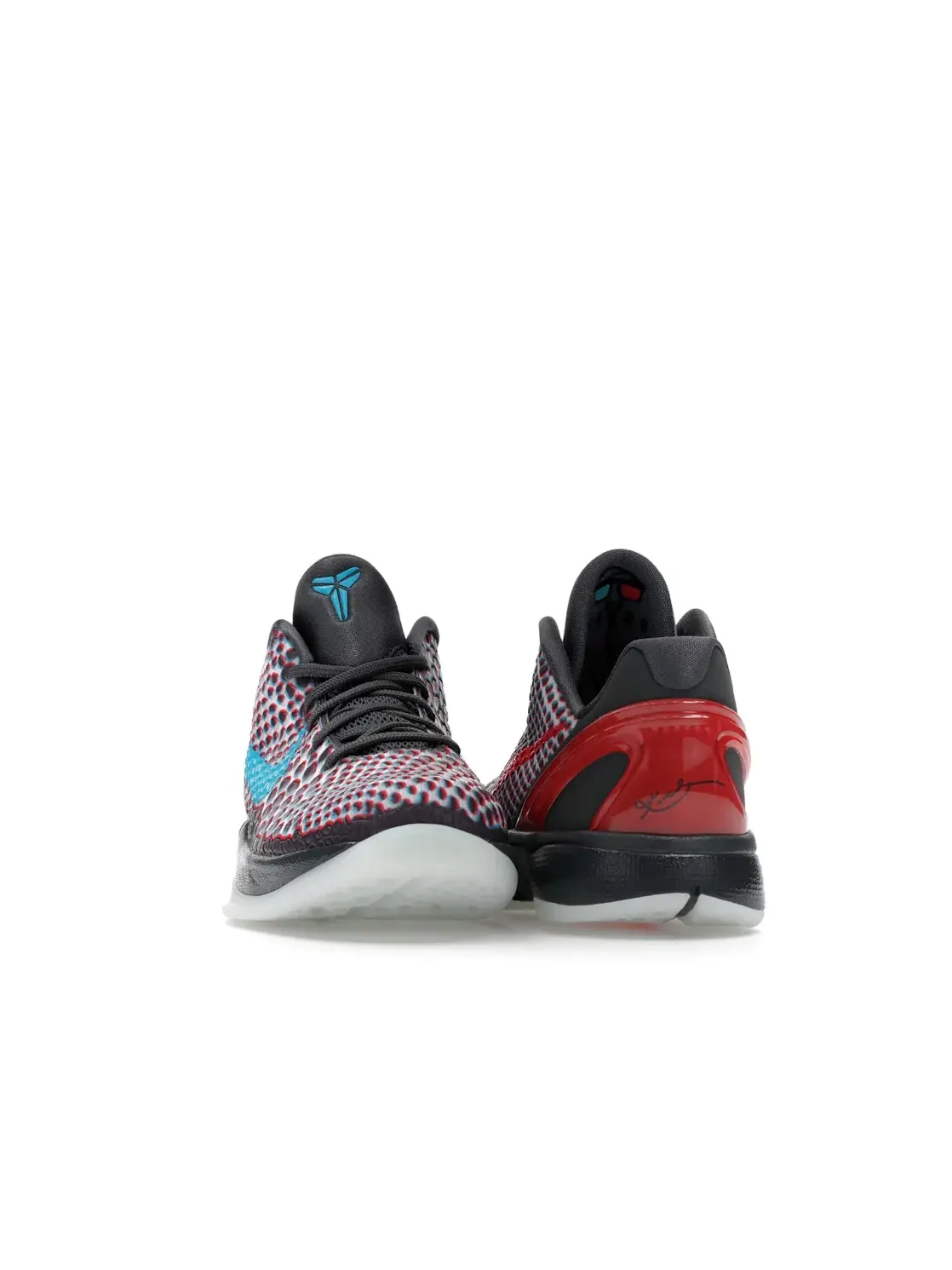 Детские кроссовки для мальчиков с контрастными акцентами Nike Kobe 6 — изображение 2 из 4