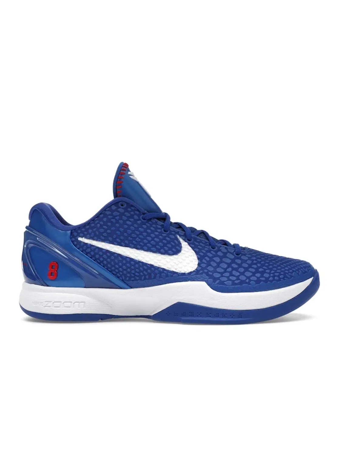 Мужские кроссовки с змеиным принтом Nike Kobe 6 Protro — изображение 1 из 4, белый-красный