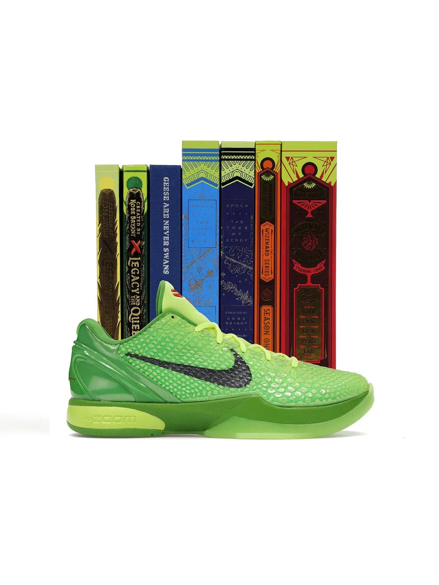 Мужские кроссовки баскетбольные Nike Kobe 6 Protro — изображение 2 из 2, зеленый/--черный