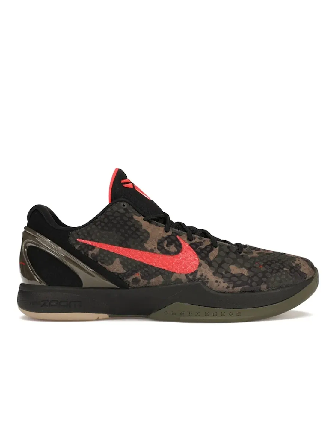 Мужские кроссовки с принтом Nike Kobe 6 Protro Nike — изображение 1 из 4, черный//хаки