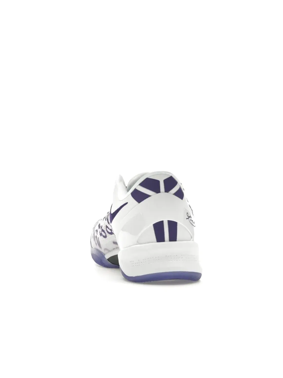 Мужские кроссовки для баскетбола Nike Kobe 8 Protro — изображение 4 из 4, белый/фиолетовый/белый