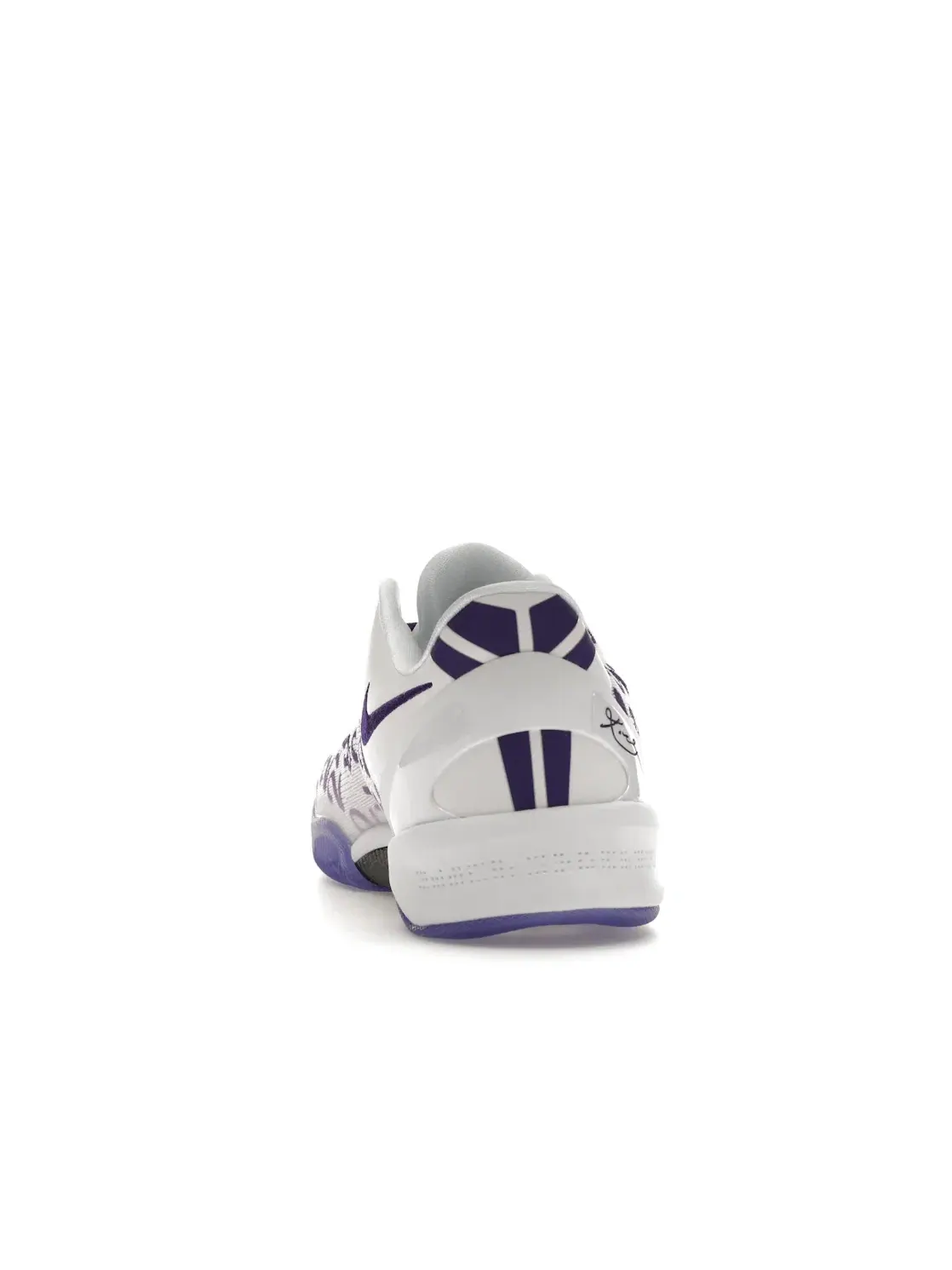 Детские кроссовки для баскетбола Nike Kobe 8 Protro — изображение 4 из 4, белый/фиолетовый/белый