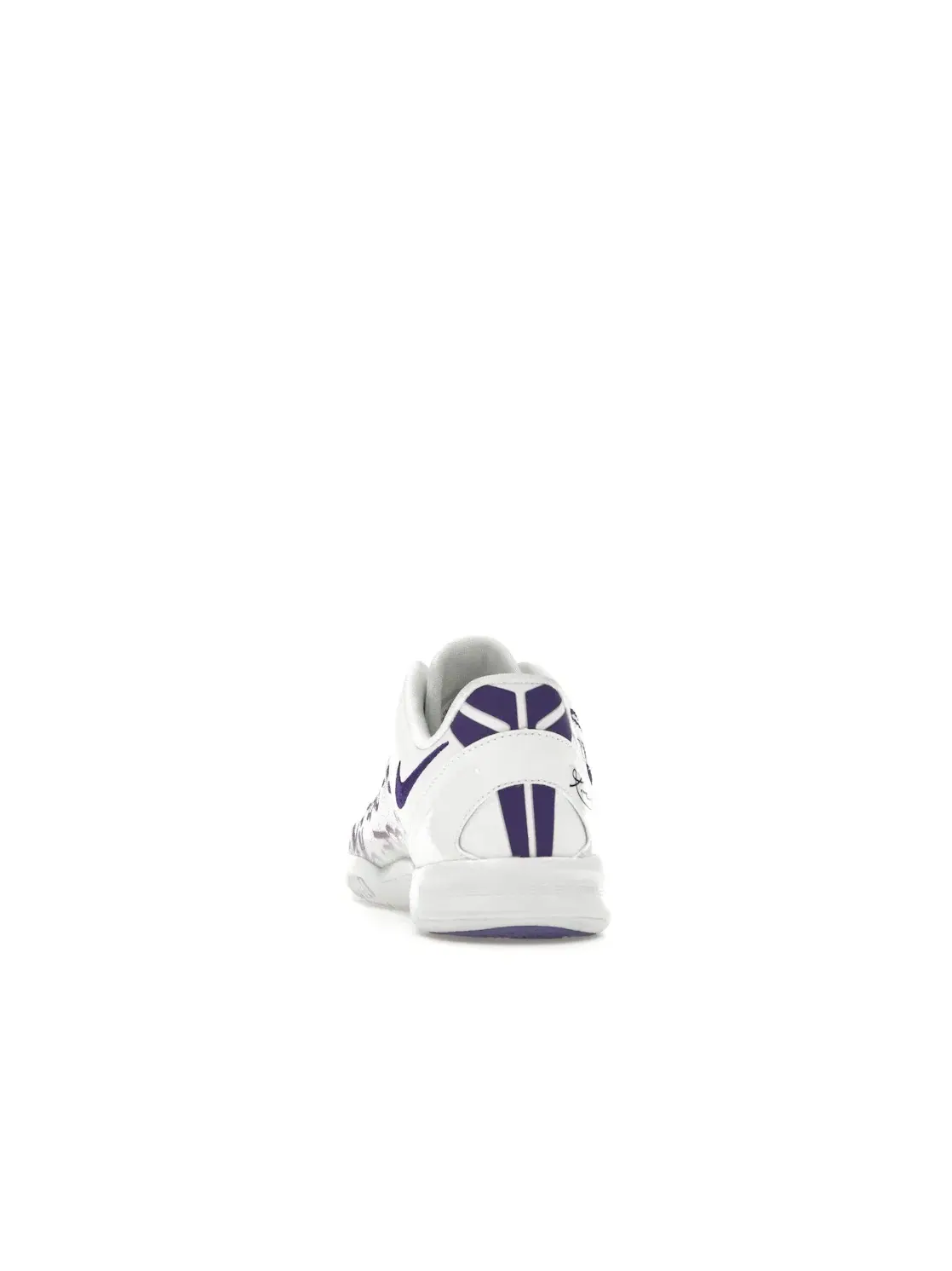 Детские кроссовки для мальчиков с принтом Nike Kobe 8 Protro — изображение 4 из 4, белый/фиолетовый/белый
