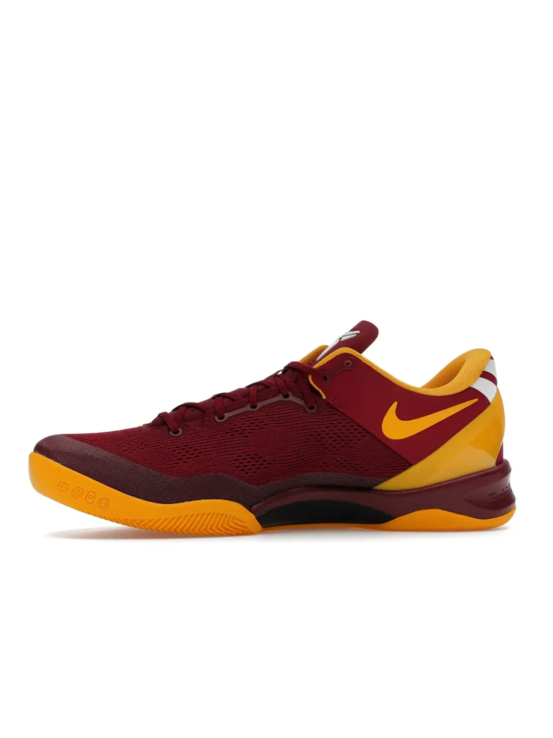 Мужские кроссовки для баскетбола Nike Kobe 8 Protro — изображение 3 из 4, красный/золотистый