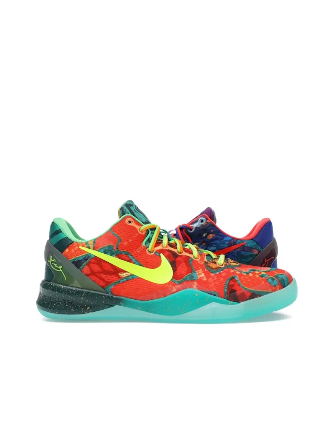 Детские кроссовки с принтом Nike Kobe 8 Protro What The — изображение 1 из 4, мульти-/мульти--мульти