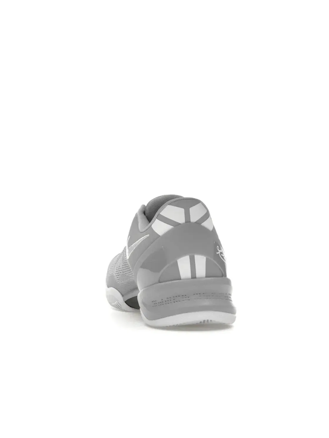 Мужские кроссовки для баскетбола с улучшенной амортизацией Nike Kobe 8 Protro Nike — изображение 4 из 4, серый/белый-серый