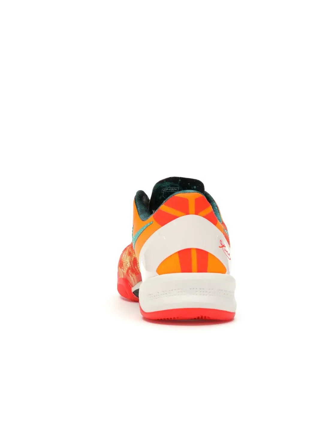 Мужские кроссовки с ярким дизайном Nike Kobe 8 Nike, Bright Citrus/Sport Turquoise-Total Crimson — изображение 4 из 4