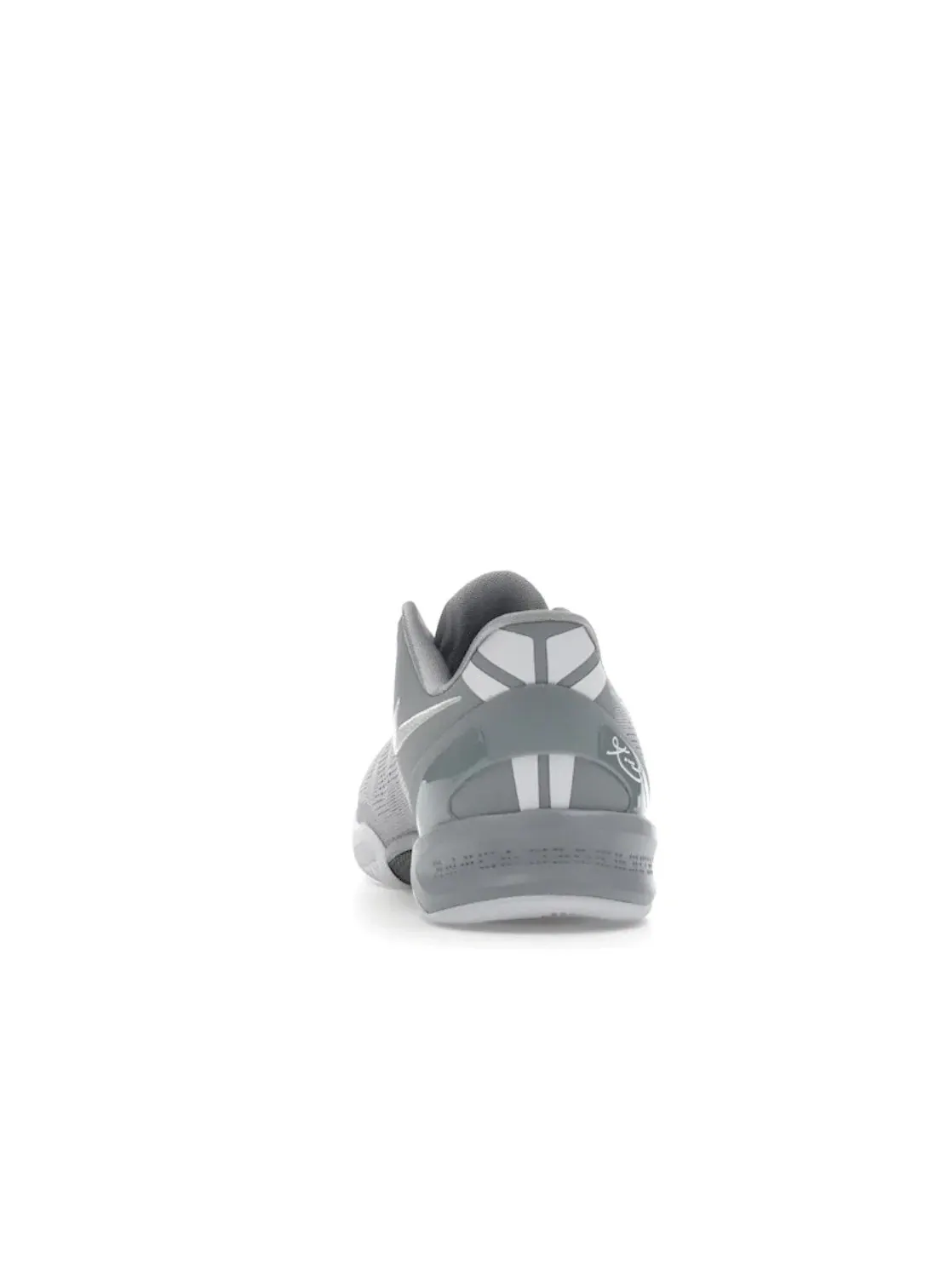 Детские кроссовки для баскетбола с сетчатым верхом Nike Kobe 8 Wolf Grey — изображение 4 из 4, серый/белый