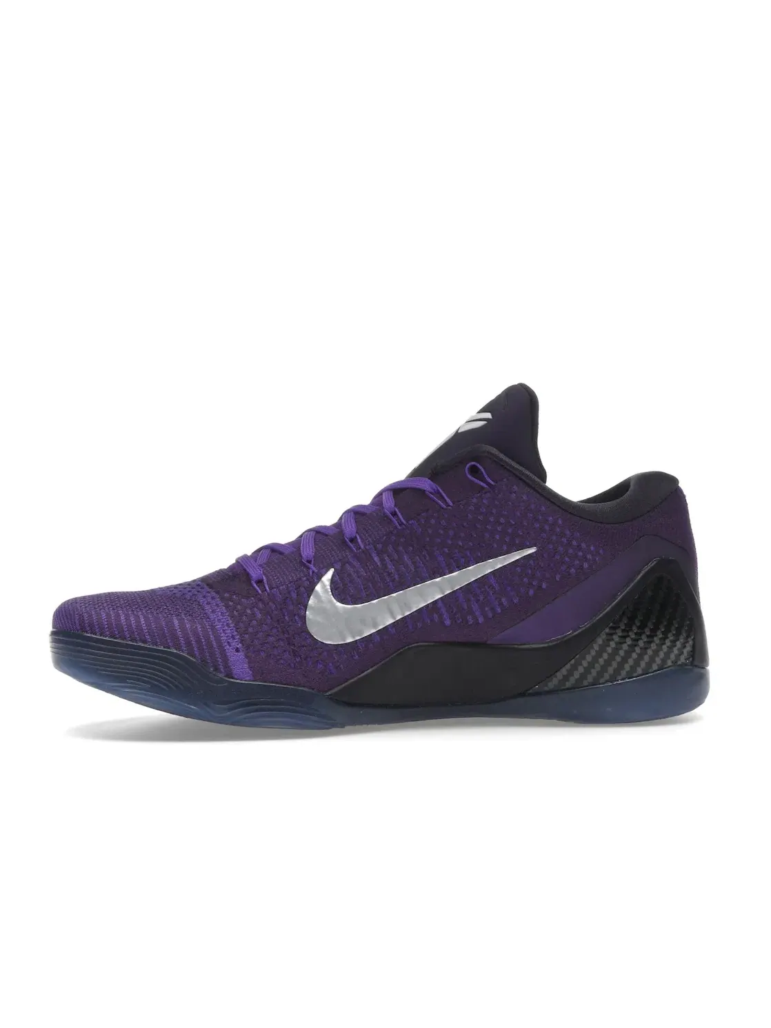 Мужские кроссовки для баскетбола с низким вырезом Nike Kobe 9 Elite Low Protro — изображение 3 из 4, белый/фиолетовый