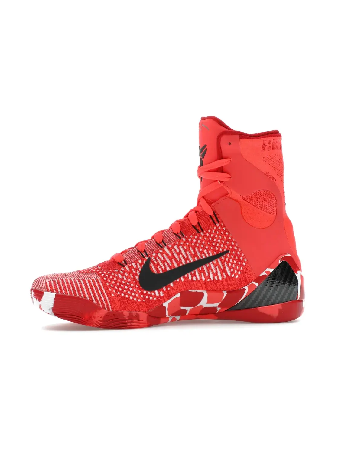 Мужские кроссовки с ярким принтом Nike Kobe 9 Elite Protro Nike — изображение 3 из 4, яркий черный белый