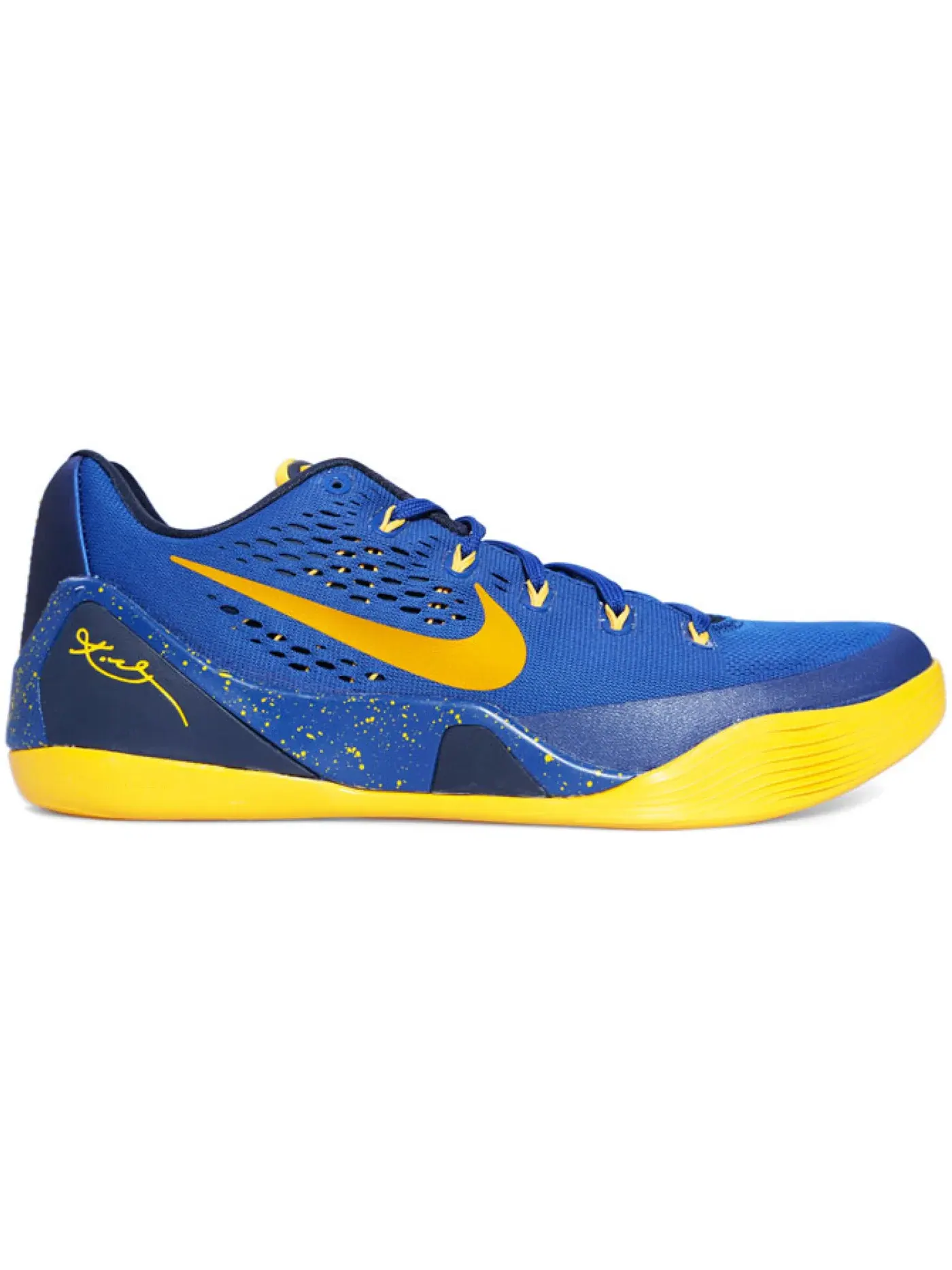 Мужские кроссовки для баскетбола Nike Kobe 9 EM — изображение 1 из 1, синий золотистый